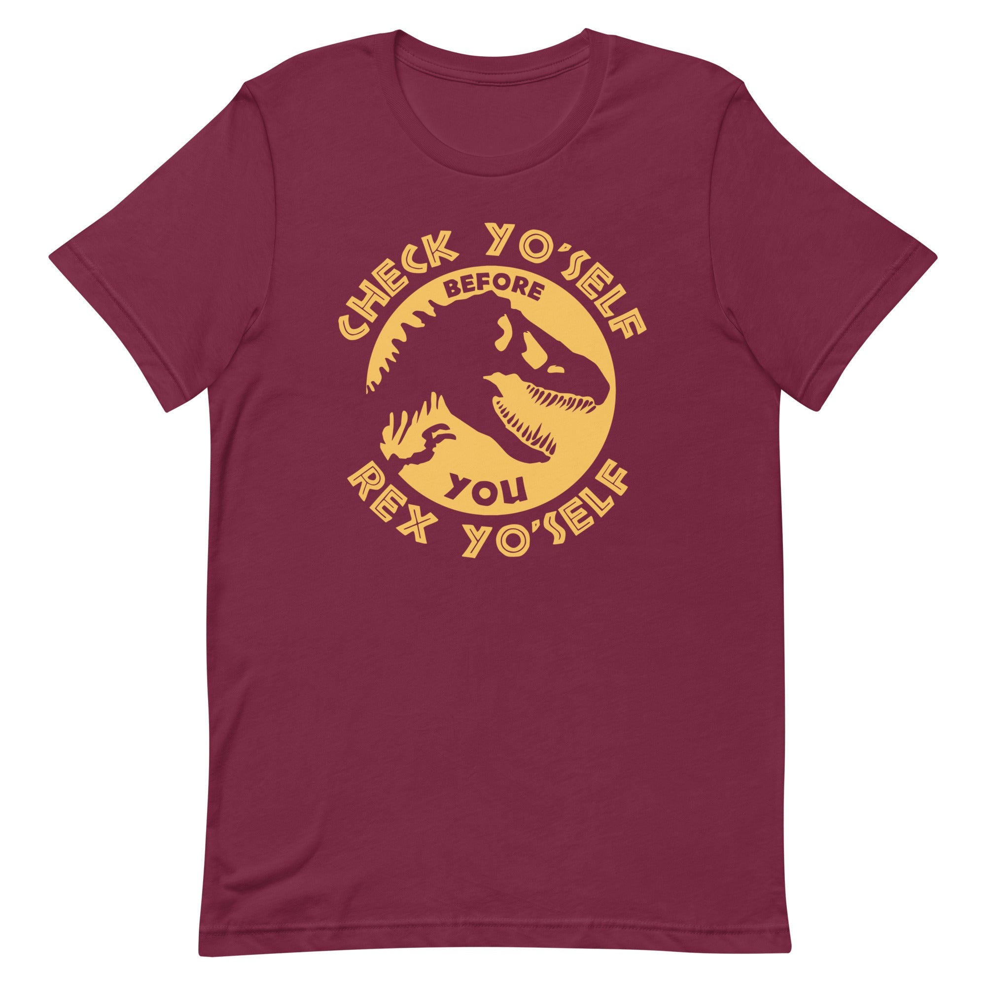 Check Yo'Self Before You Rex Yo'Self Men's Signature Tee