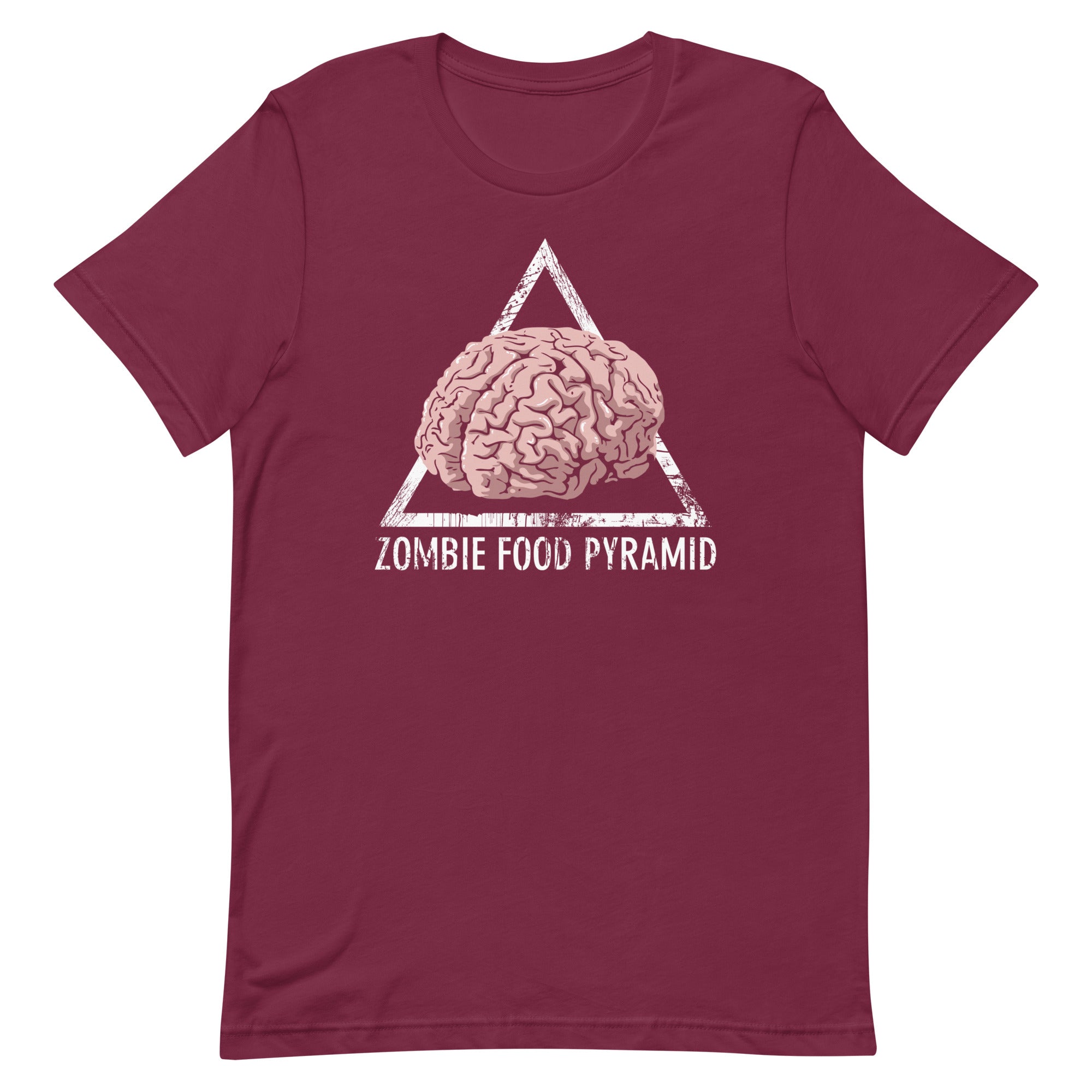 Zombie Food Pyramid Men's Signature Tee