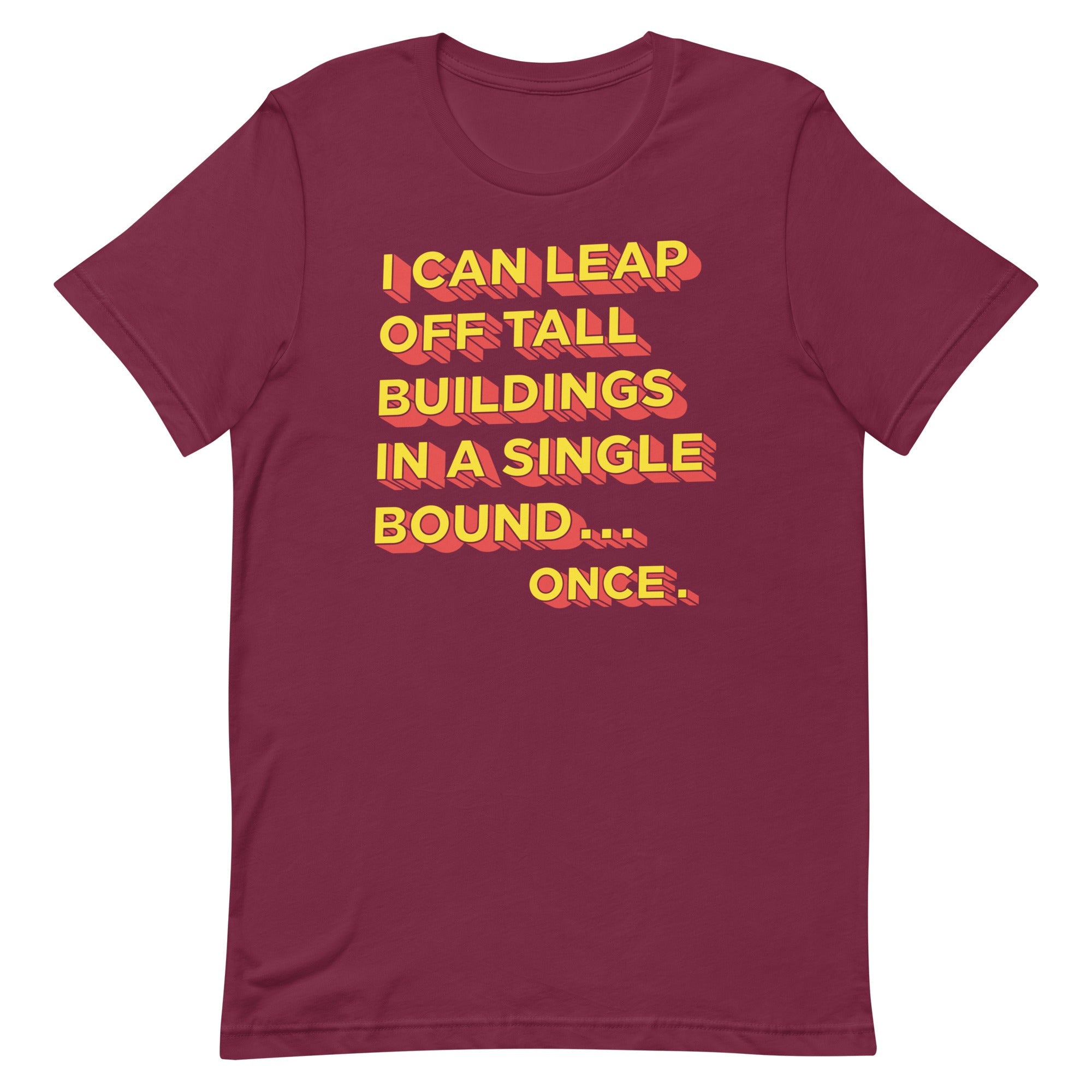 Tall Buildings In A Single Bound Men's Signature Tee