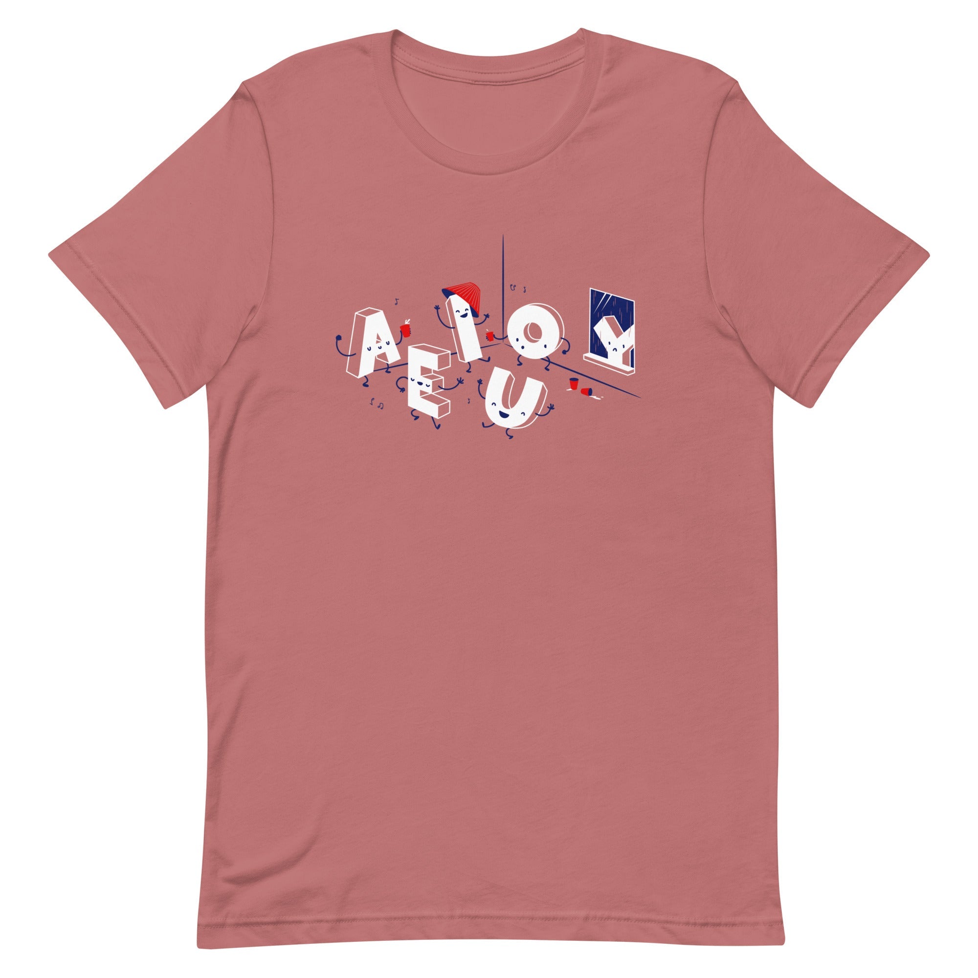 Vowel Party Time Men's Signature Tee