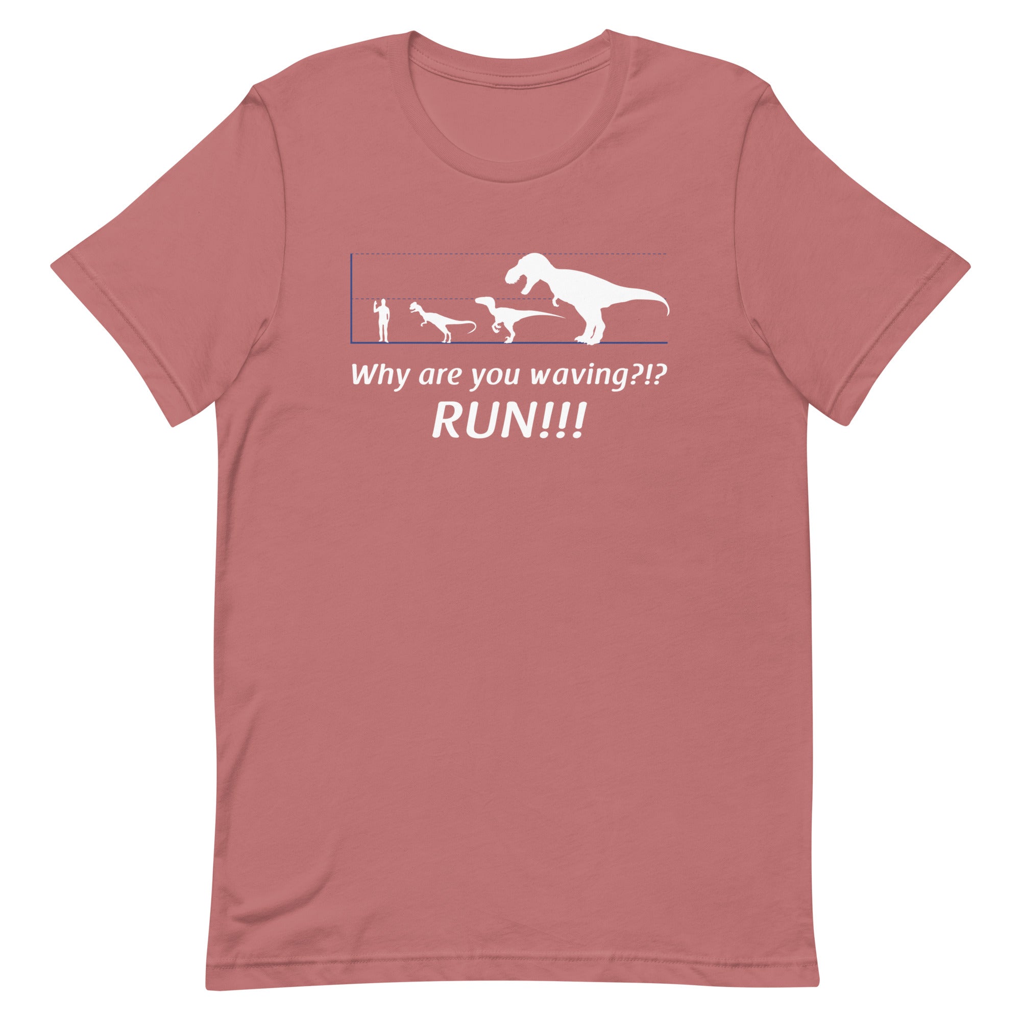 Why Are You Waving? Run! Men's Signature Tee