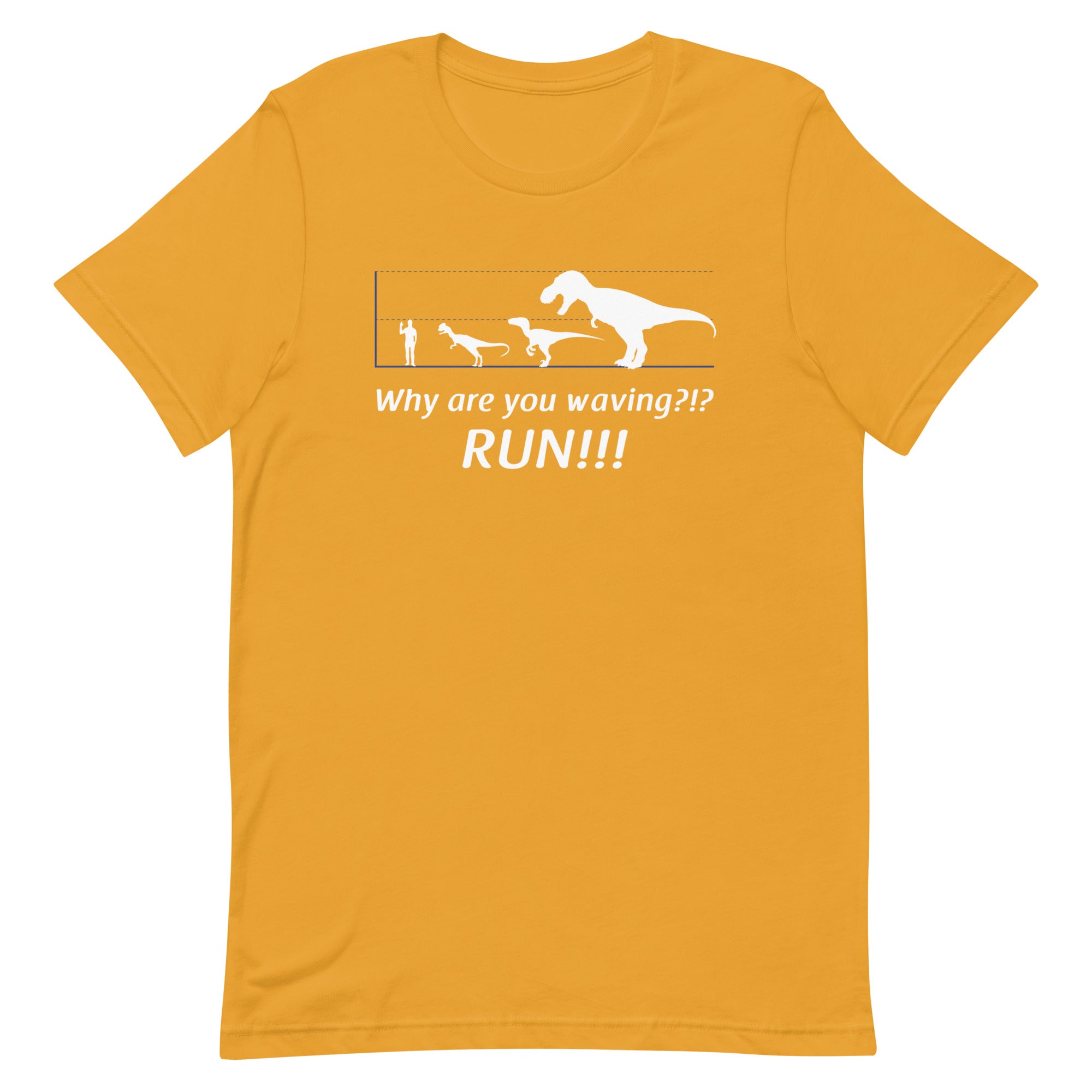 Why Are You Waving? Run! Men's Signature Tee