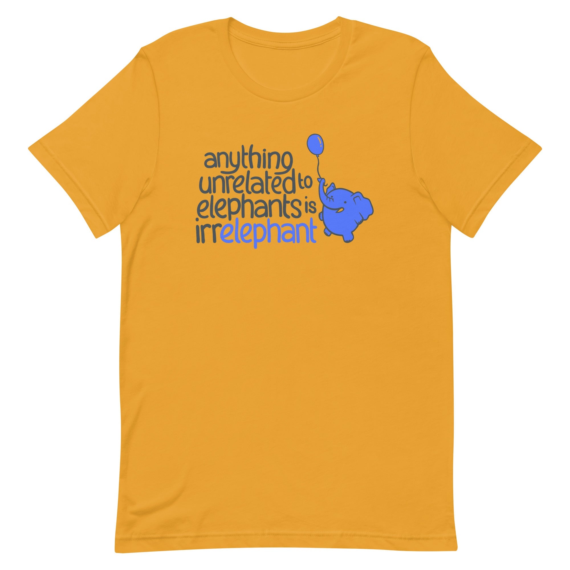 Anything Unrelated Elephants Men's Signature Tee