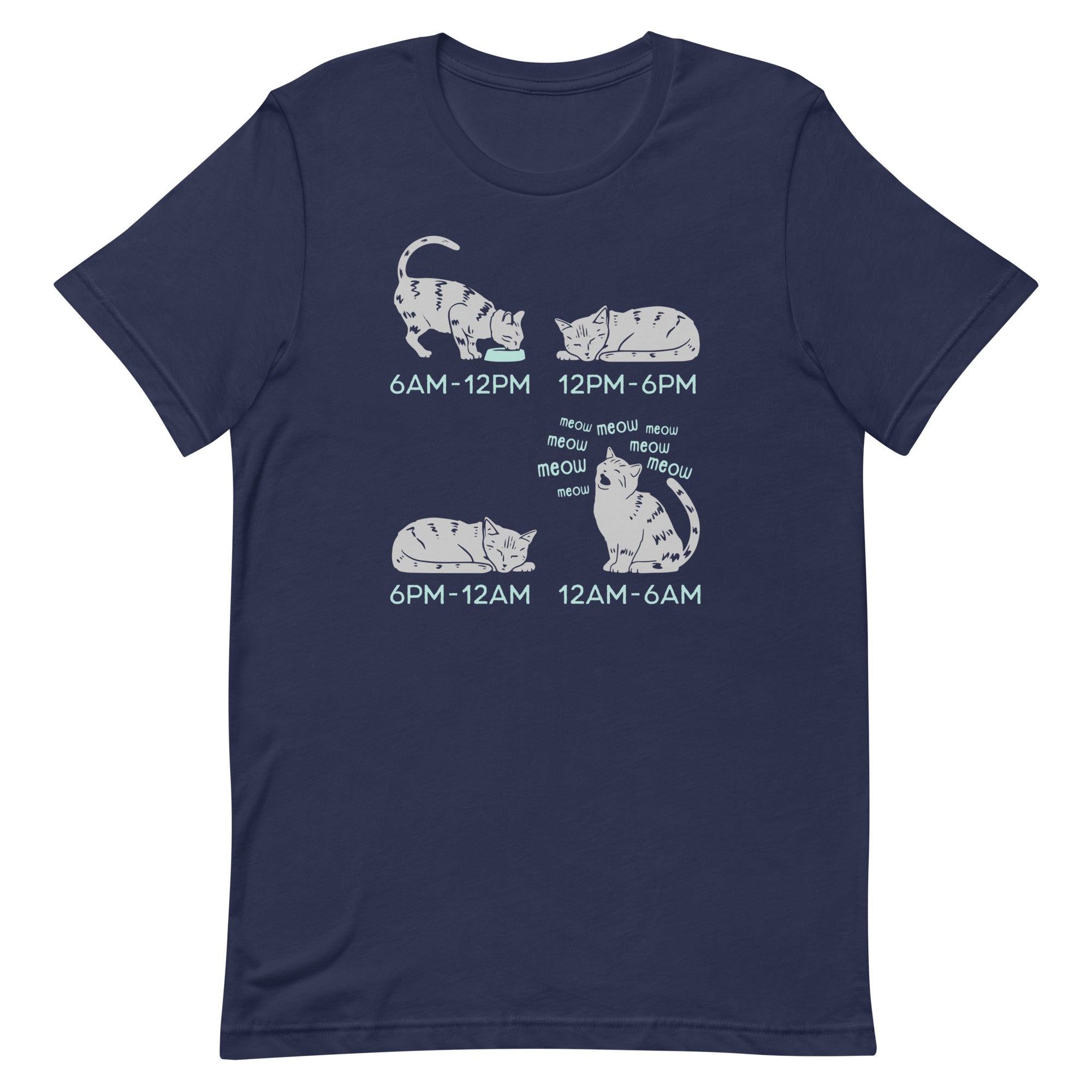 Cat Day Schedule Men's Signature Tee