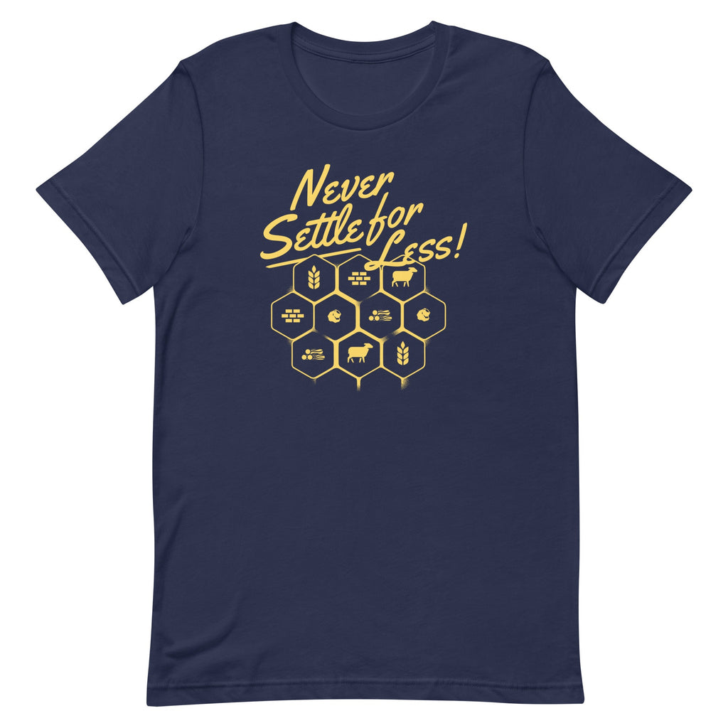 Never Settle For Less Men's Signature Tee