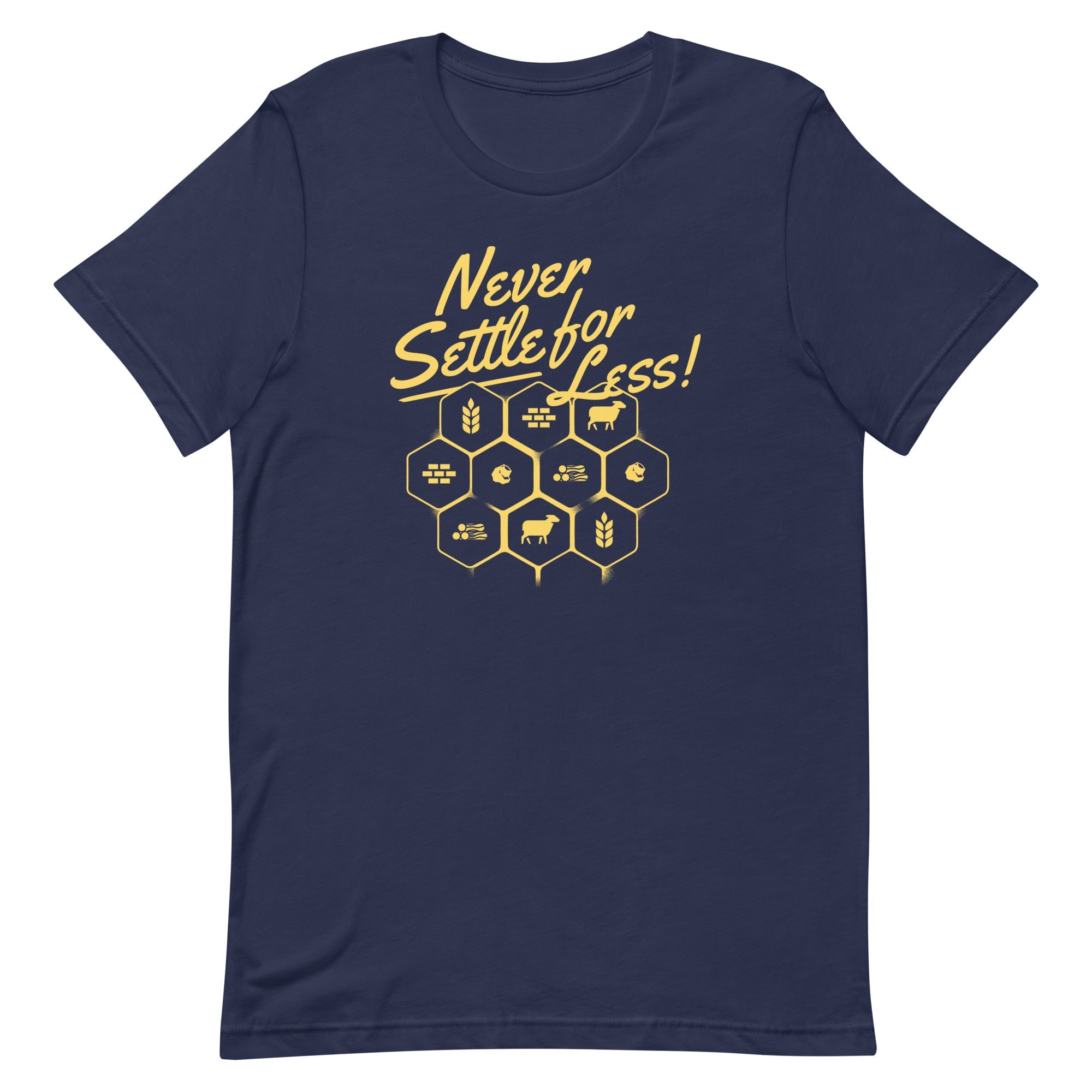 Never Settle For Less Men's Signature Tee
