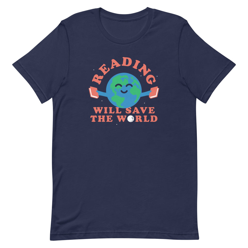 Reading Will Save The World Men's Signature Tee