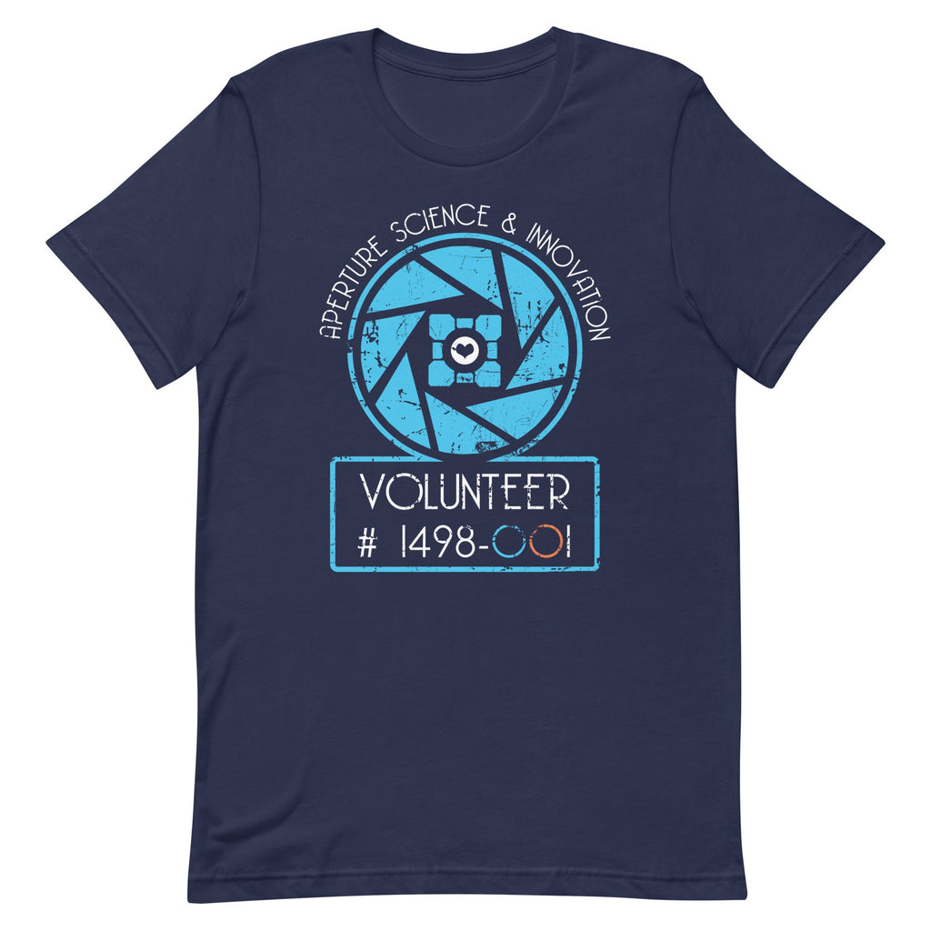 Aperture Science Volunteer Men's Signature Tee