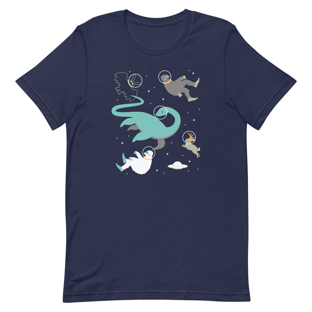 Cryptids In Space Men's Signature Tee