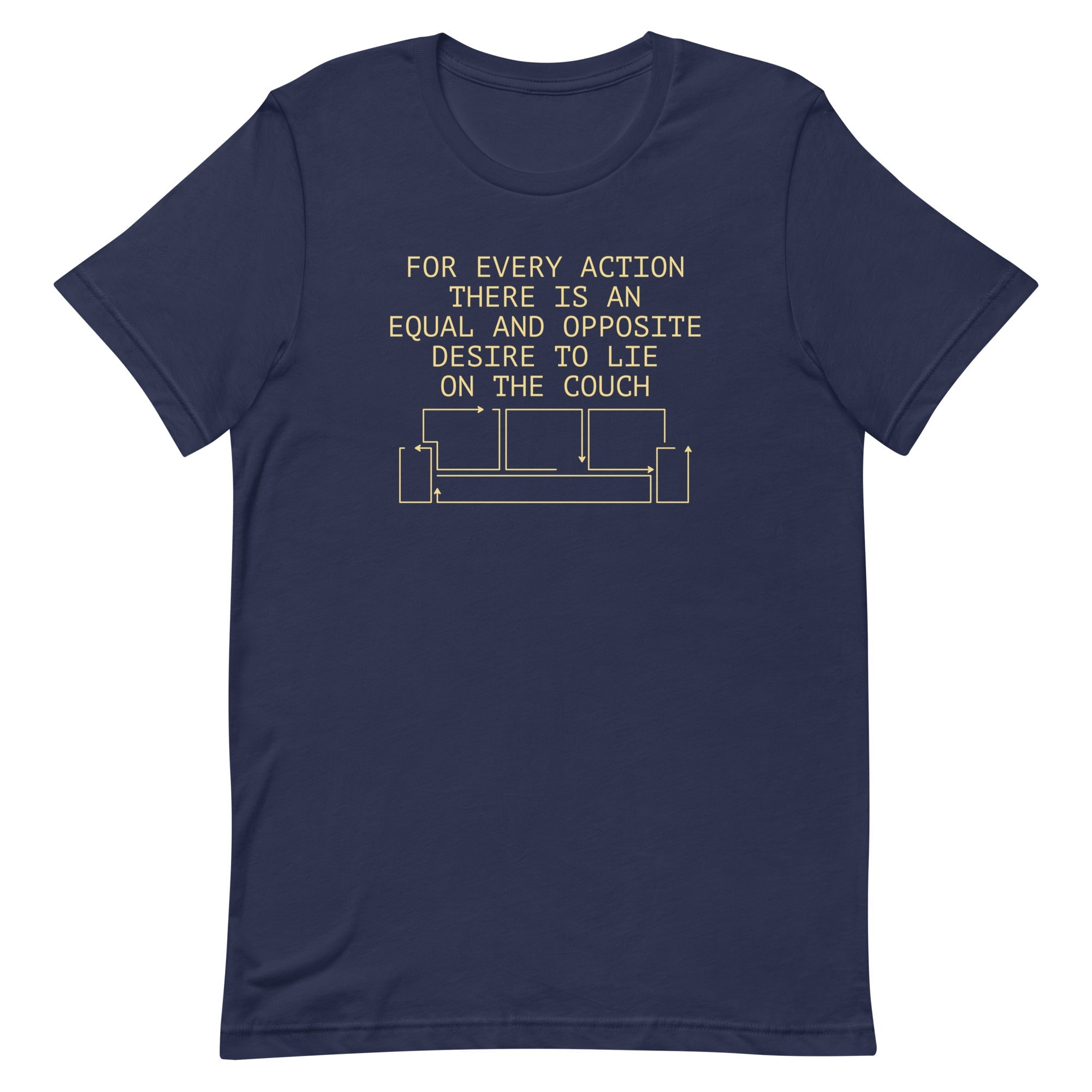 For Every Action There Is An Equal And Opposite Men's Signature Tee