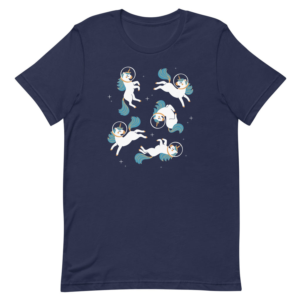 Unicorns In Space Men's Signature Tee