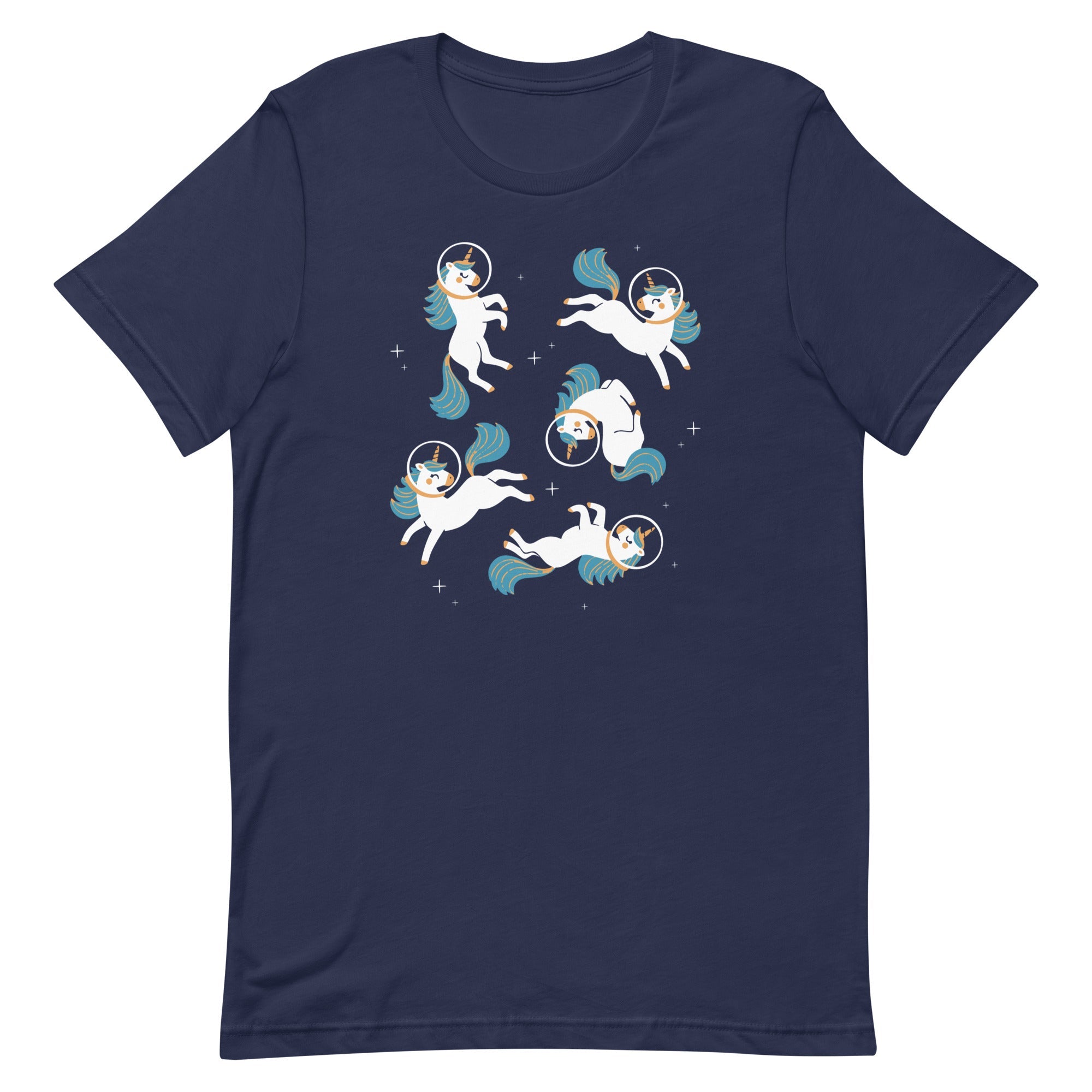 Unicorns In Space Men's Signature Tee