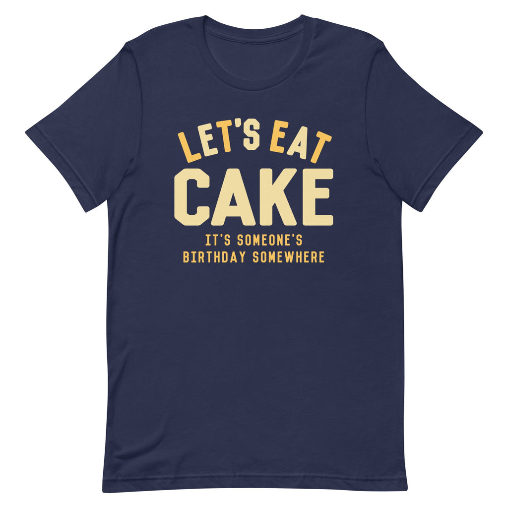 Let's Eat Cake Men's Signature Tee