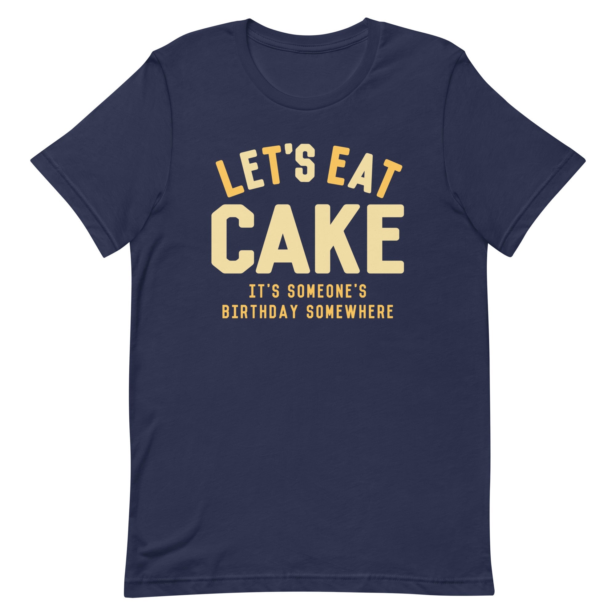 Let's Eat Cake Men's Signature Tee