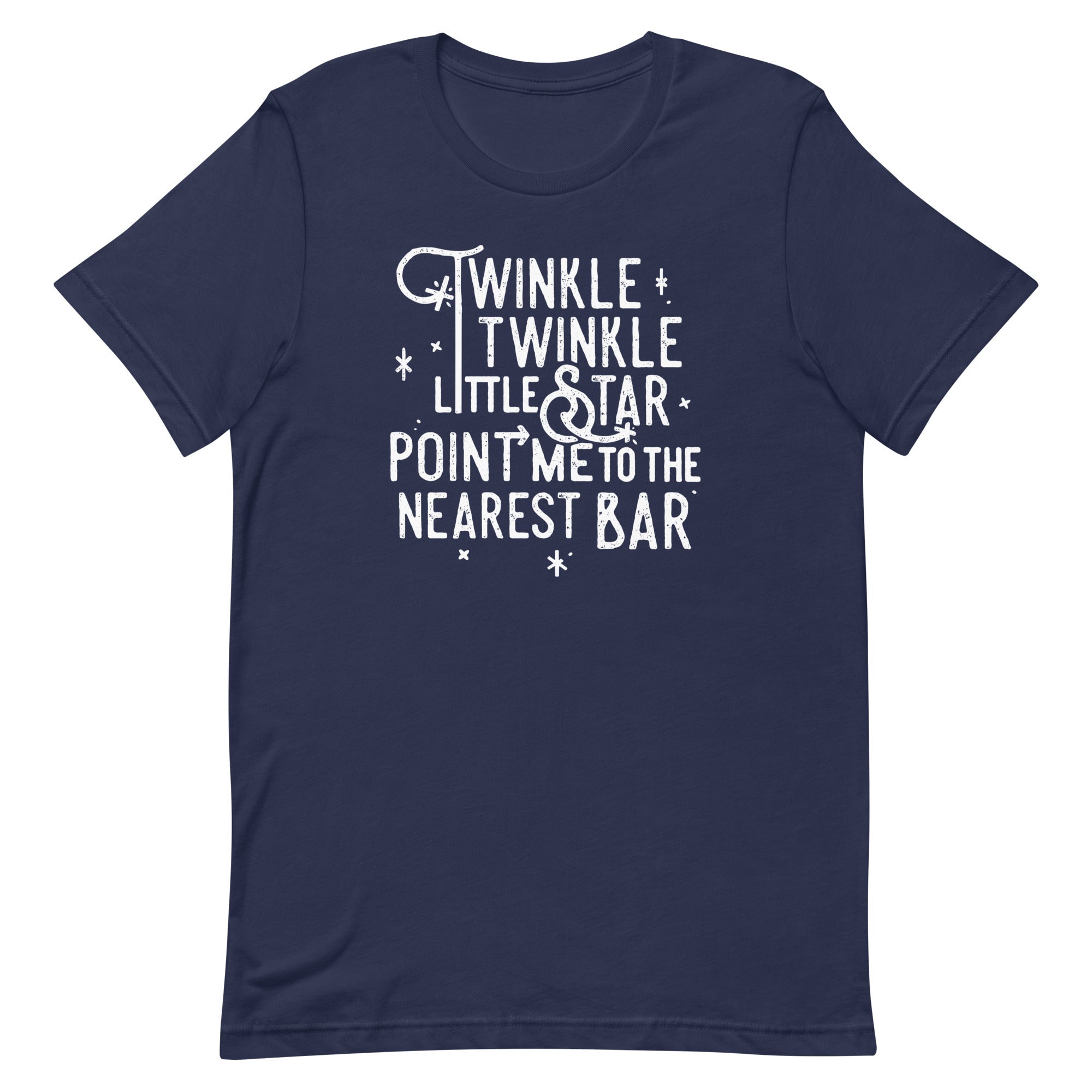 Point Me To The Nearest Bar Men's Signature Tee