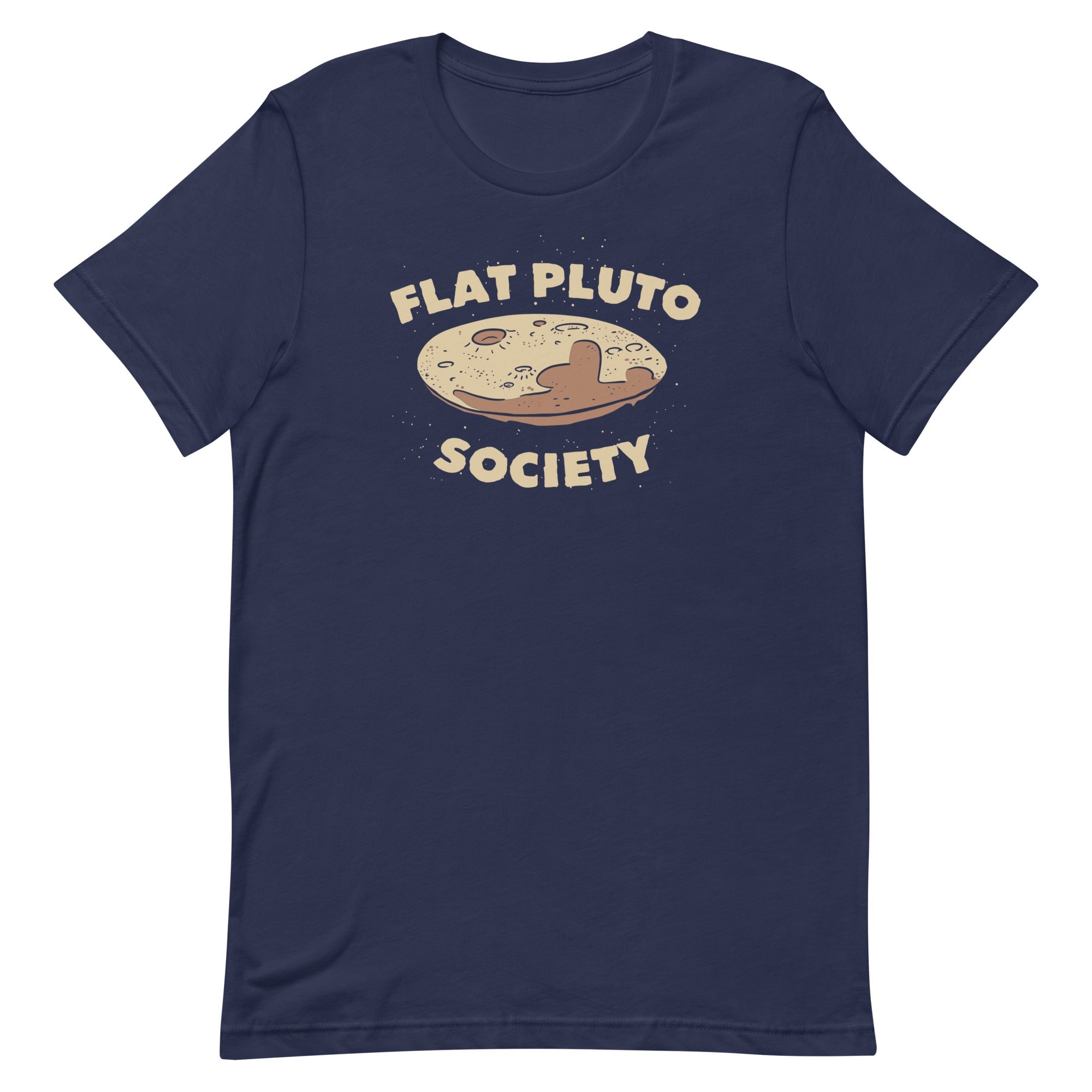 Flat Pluto Society Men's Signature Tee