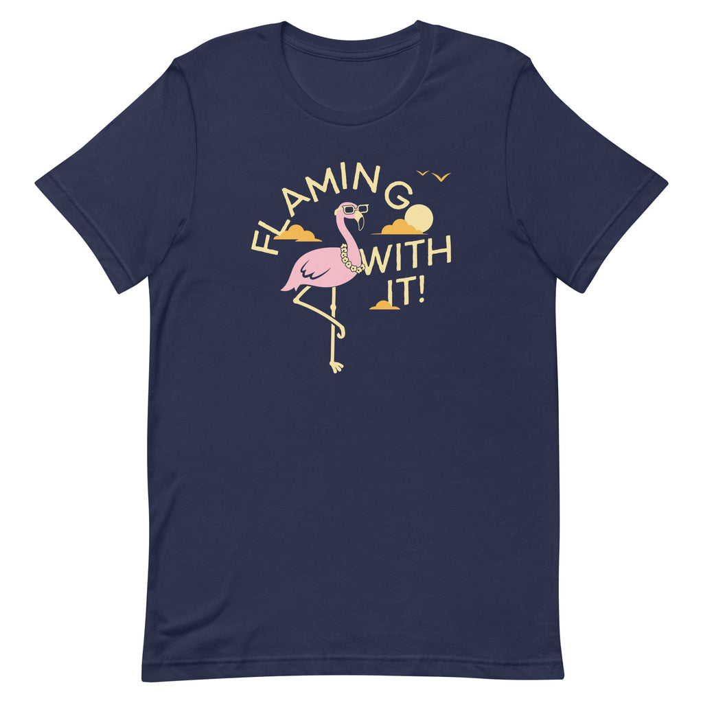 Flamingo With It Men's Signature Tee