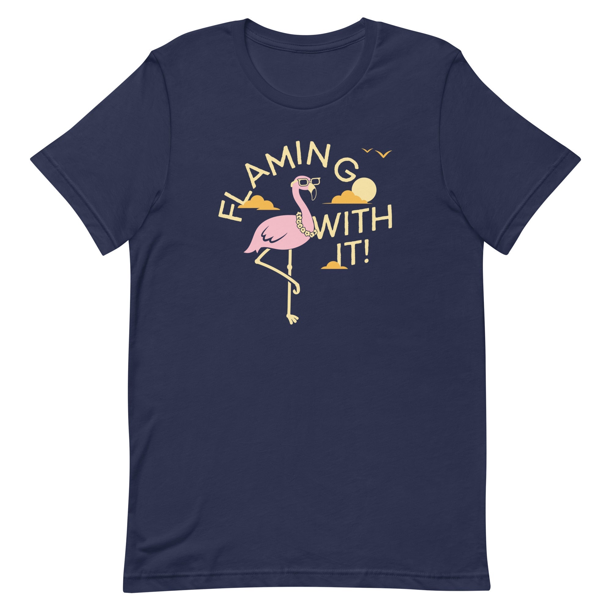 Flamingo With It Men's Signature Tee