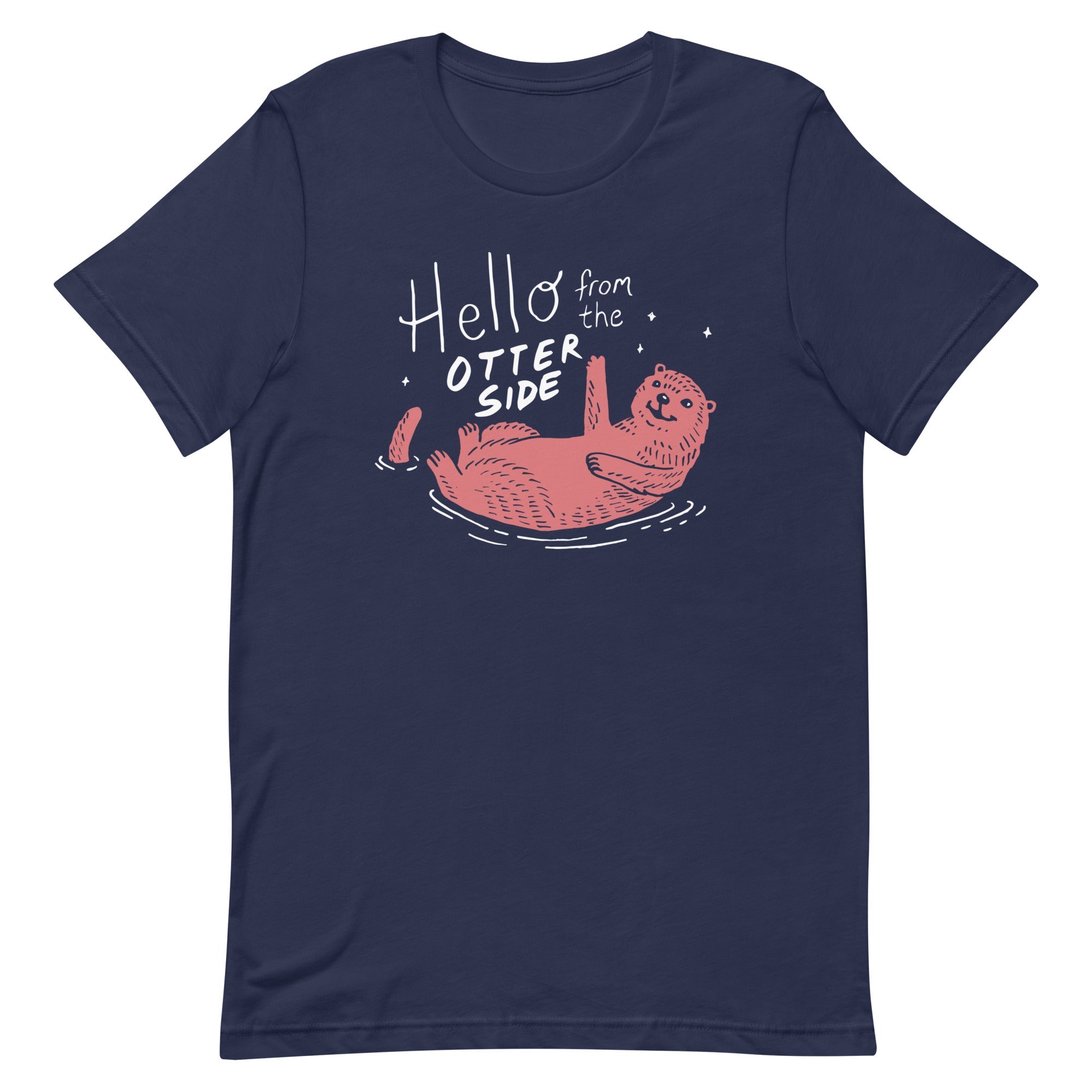 Hello From The Otter Side Men's Signature Tee