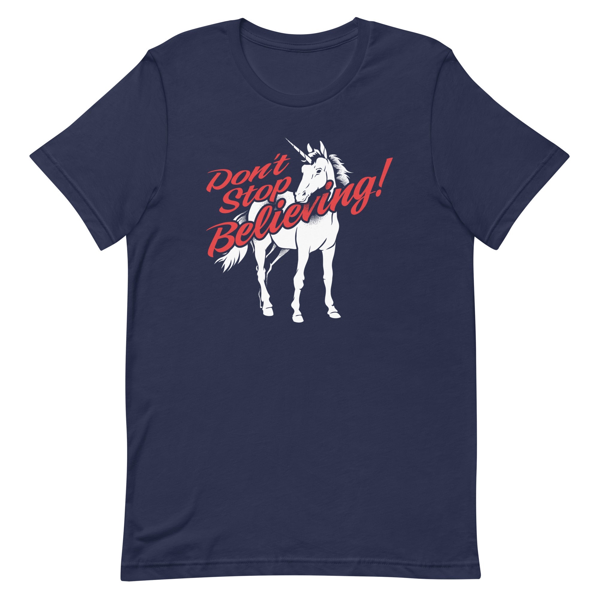 Don't Stop Believing Unicorn Men's Signature Tee