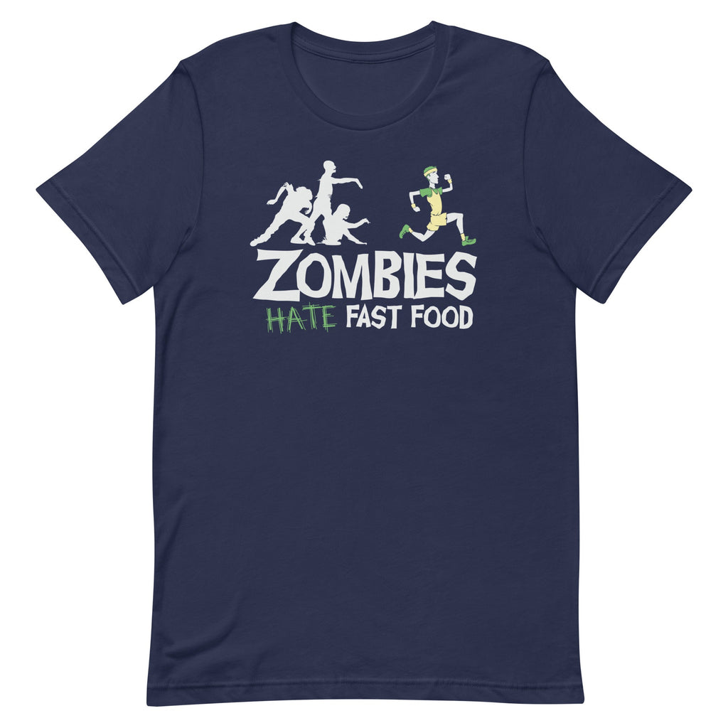 Zombies Hate Fast Food Men's Signature Tee
