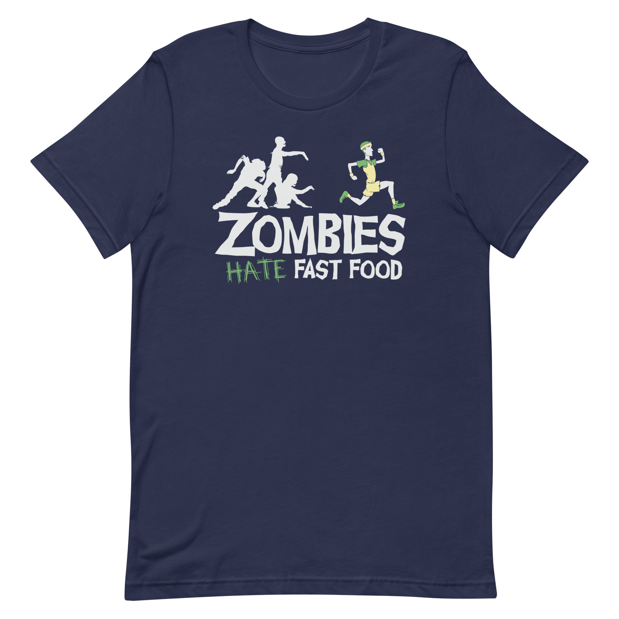 Zombies Hate Fast Food Men's Signature Tee