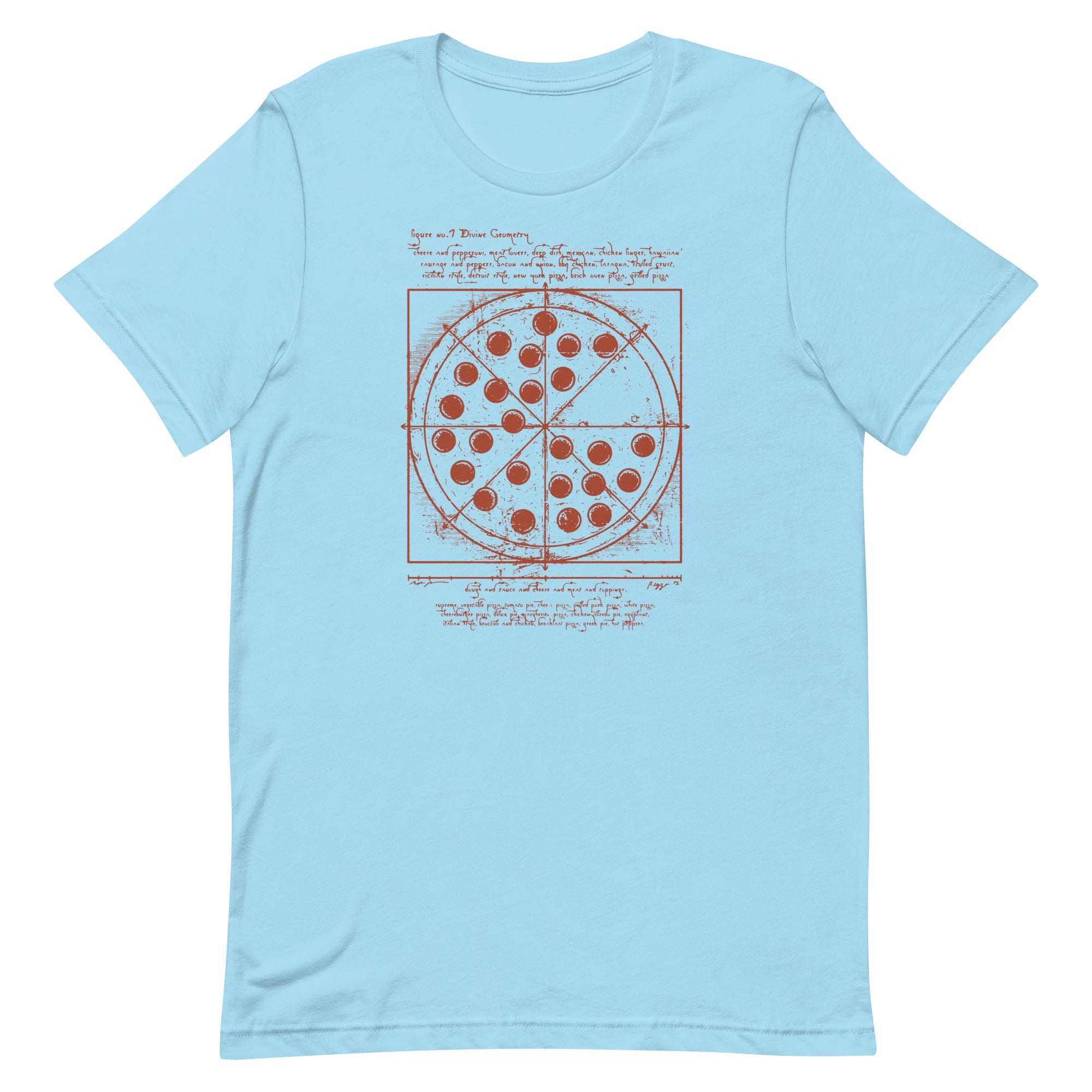 Vitruvian Pizza Men's Signature Tee