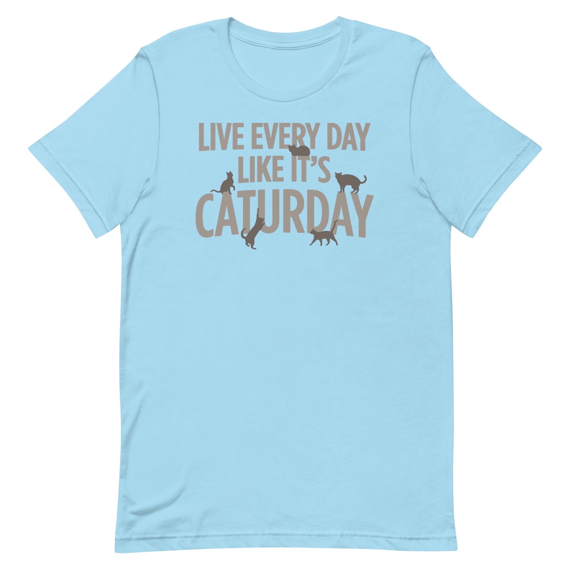 Live Every Day Like It's Caturday Men's Signature Tee