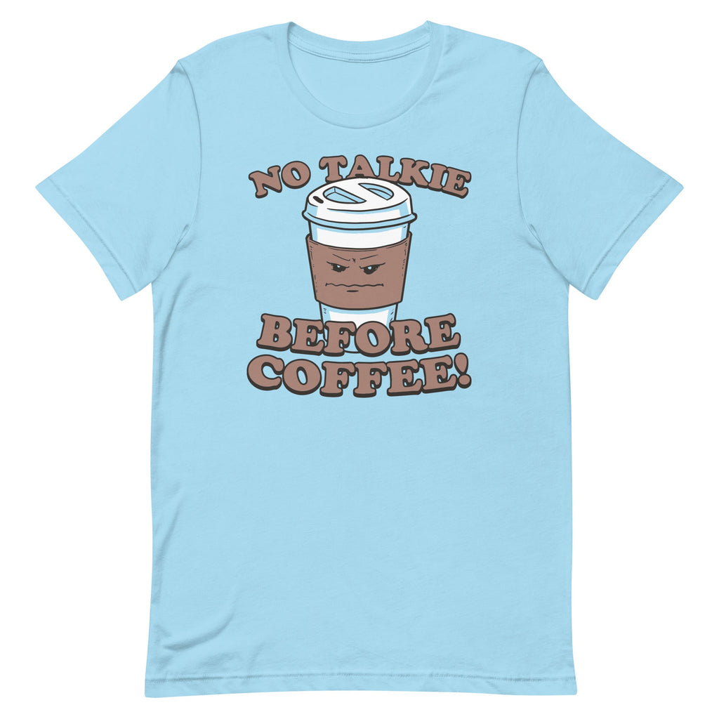 No Talkie Before Coffee! Men's Signature Tee