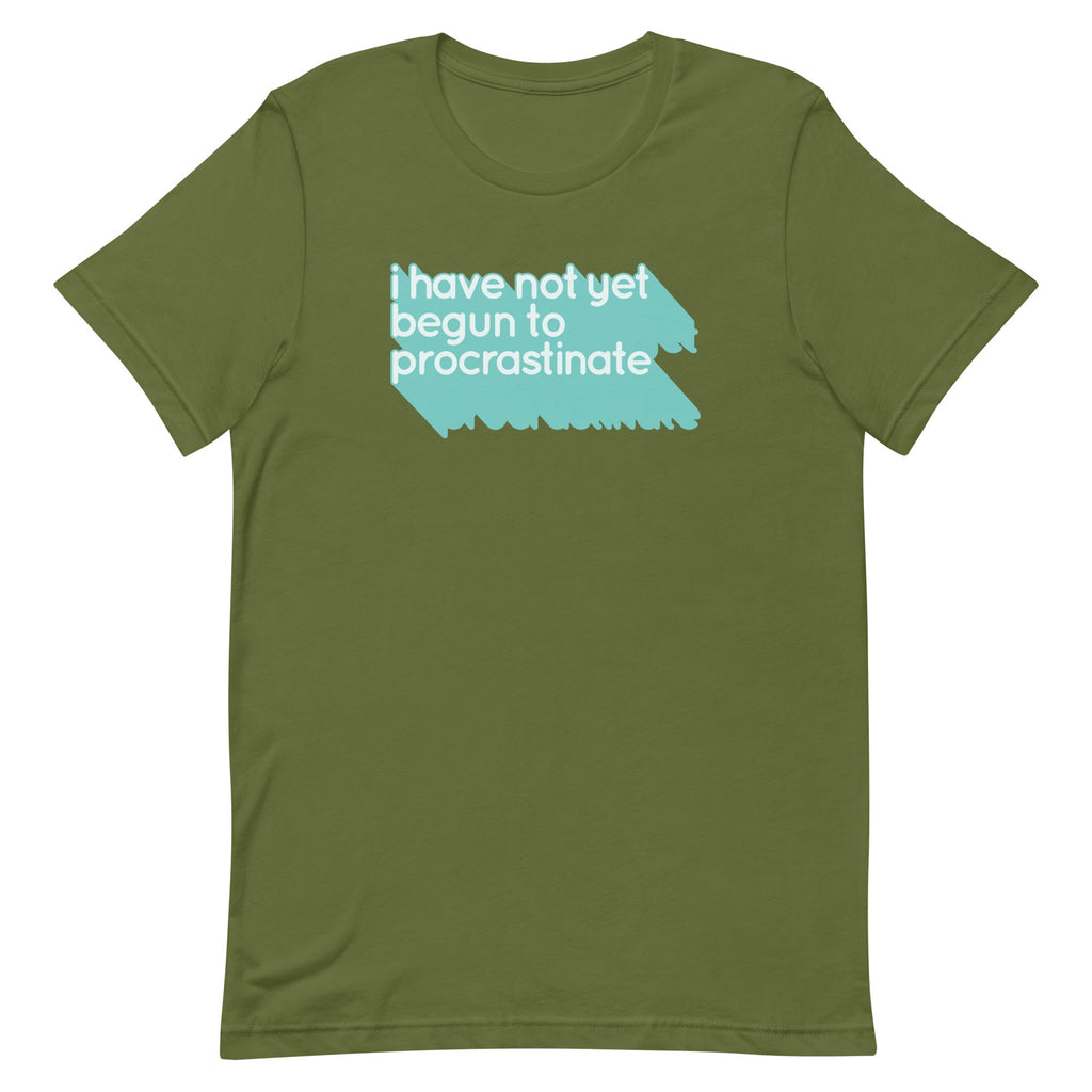 Not Begun To Procrastinate Men's Signature Tee