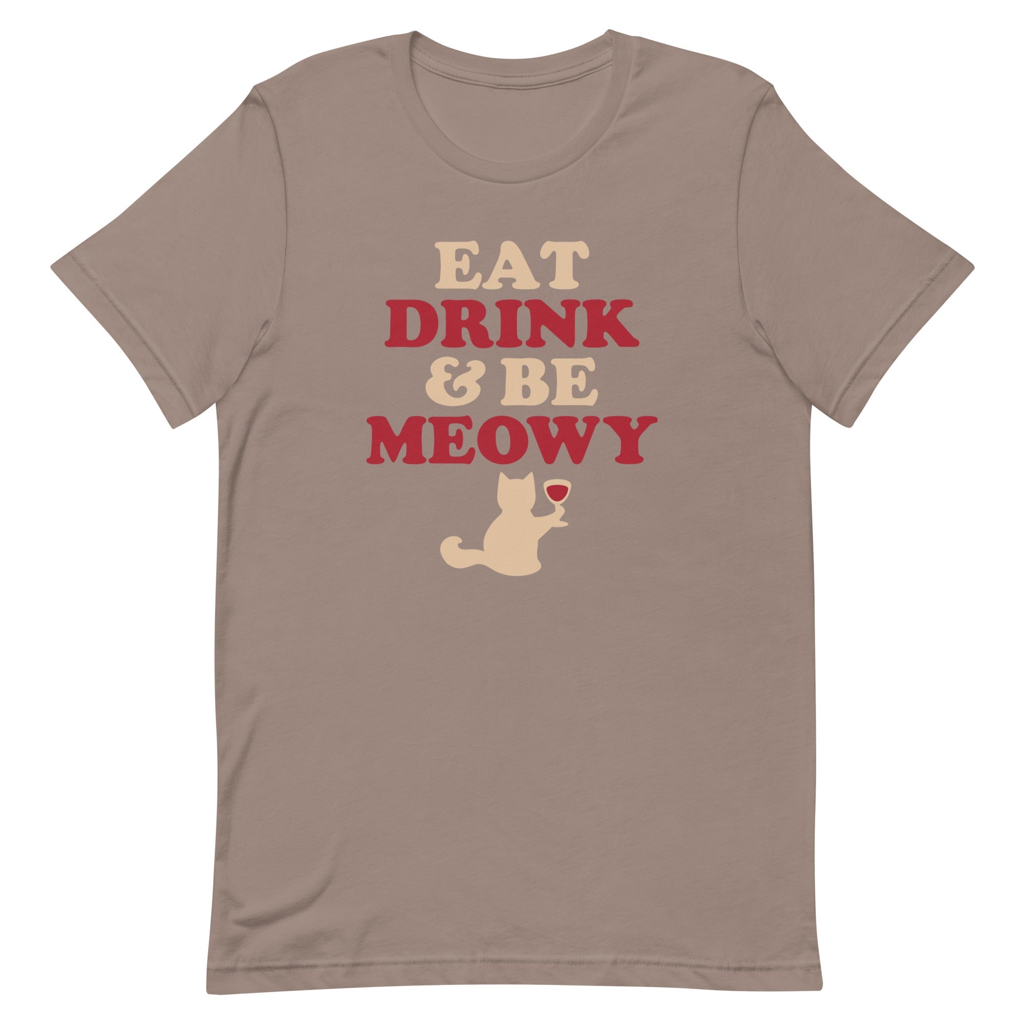 Eat Drink & Be Meowy Men's Signature Tee