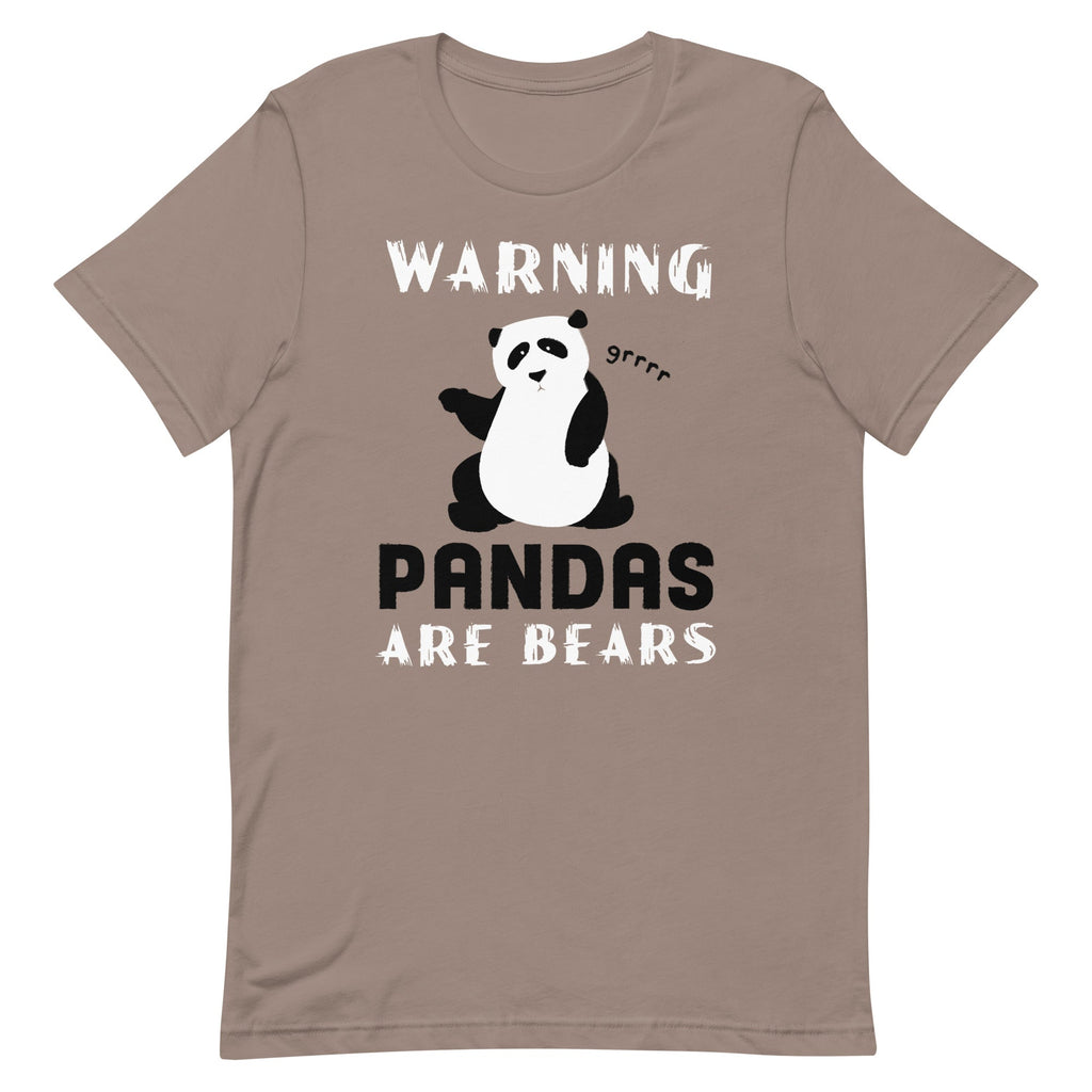 Warning, Pandas Are Bears Men's Signature Tee