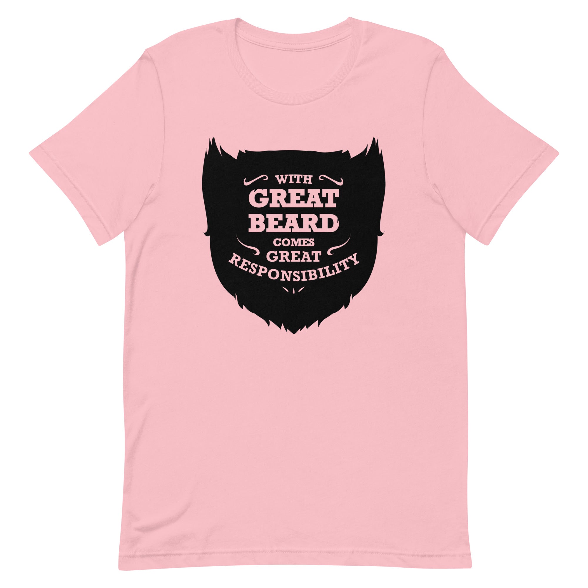 With Great Beard Comes Great Responsibility Men's Signature Tee