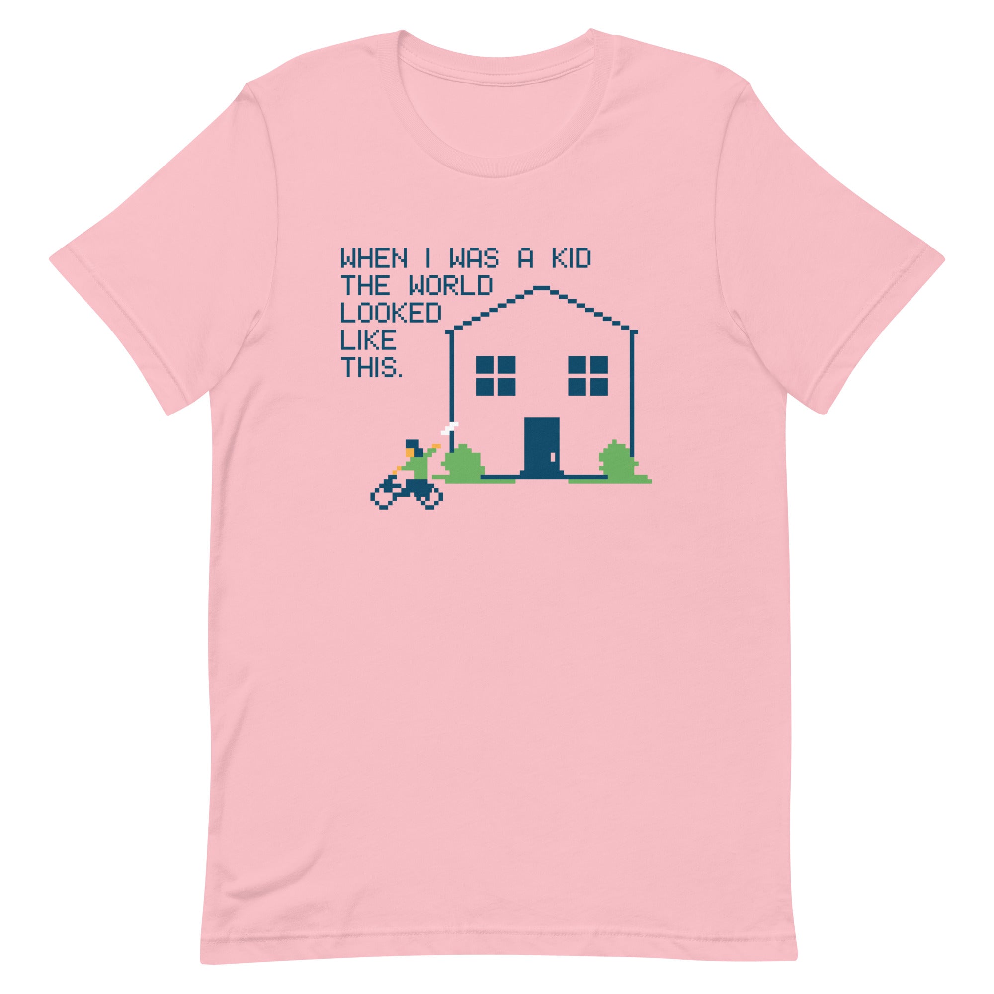 When I Was A Kid The World Men's Signature Tee