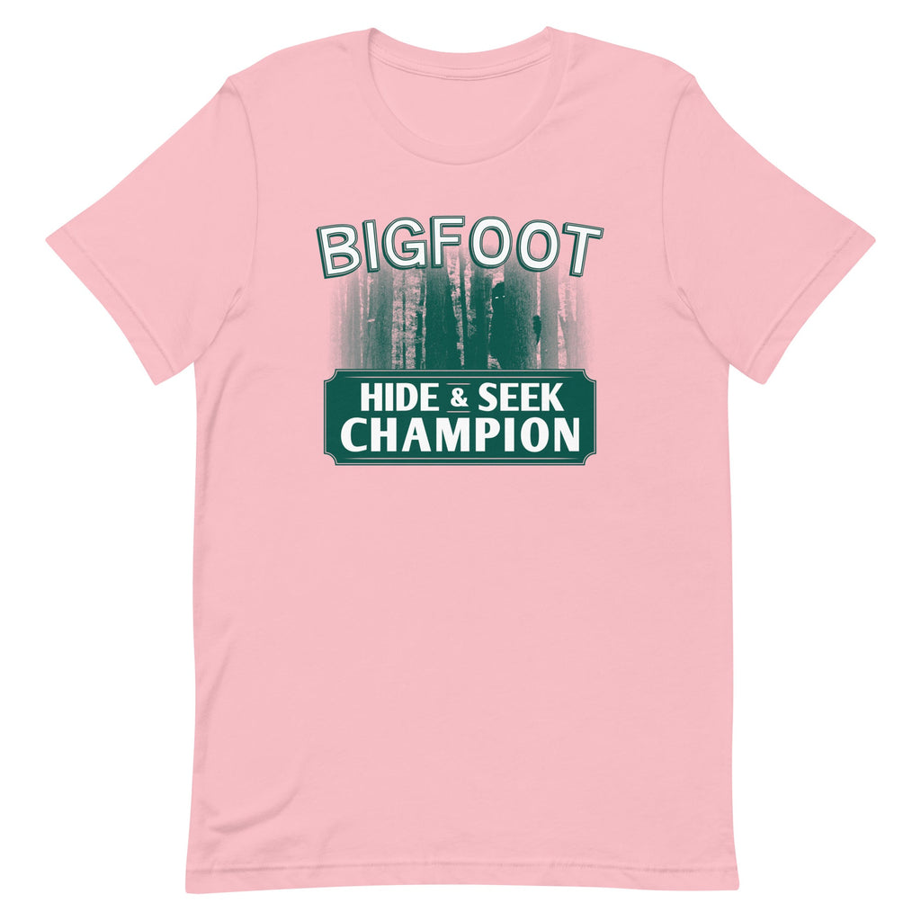 Bigfoot Hide And Seek Champion Men's Signature Tee