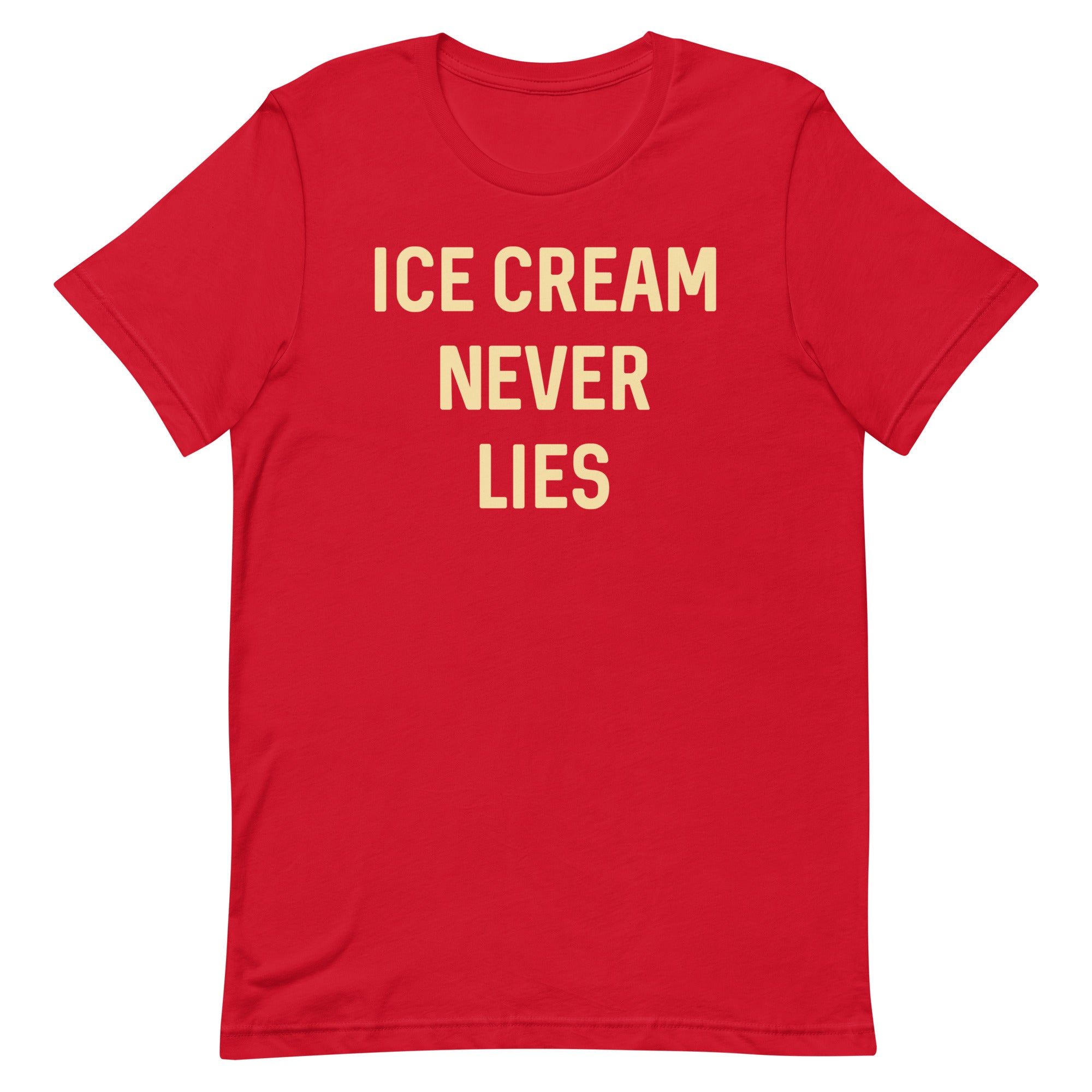 Ice Cream Never Lies Men's Signature Tee