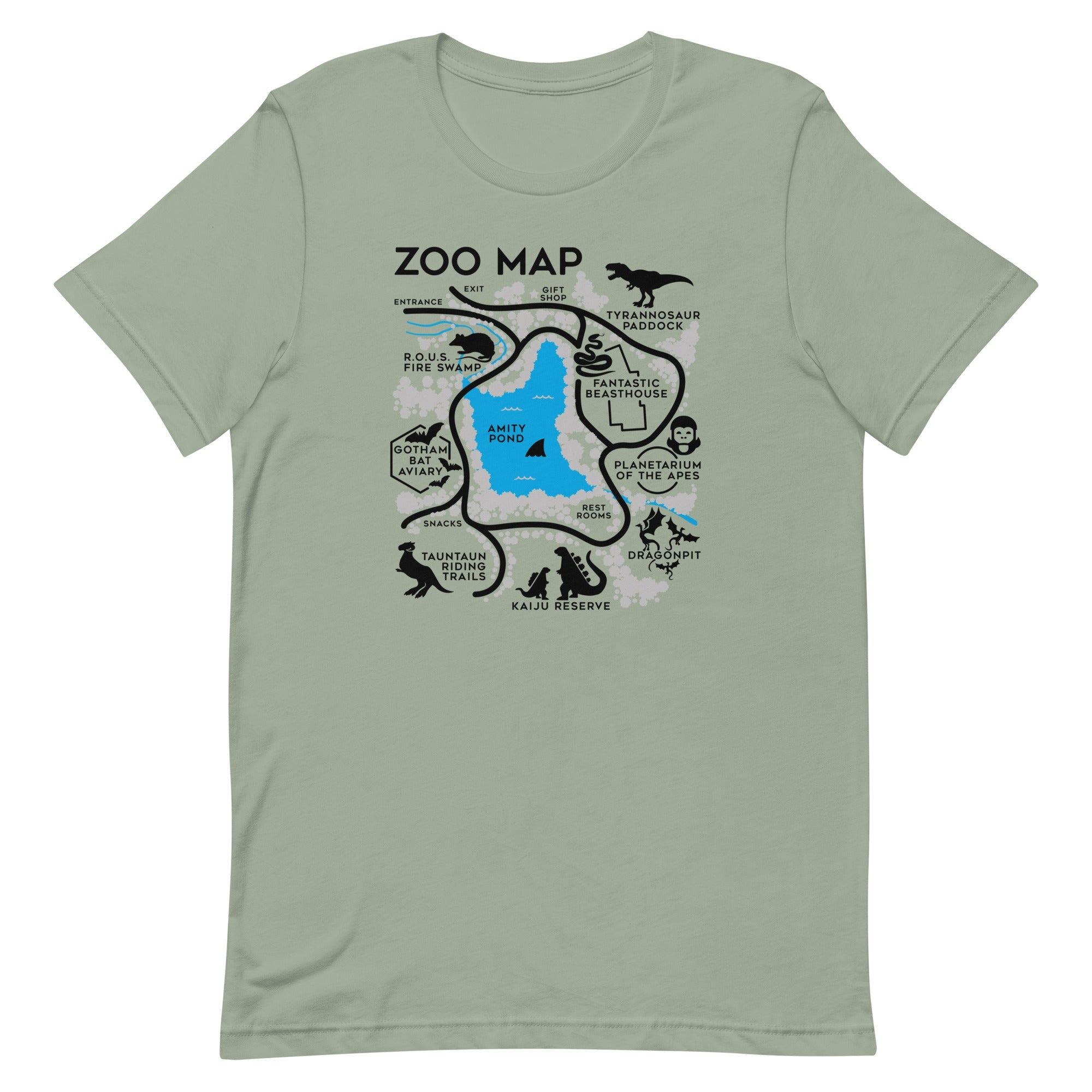Zoo Map Men's Signature Tee