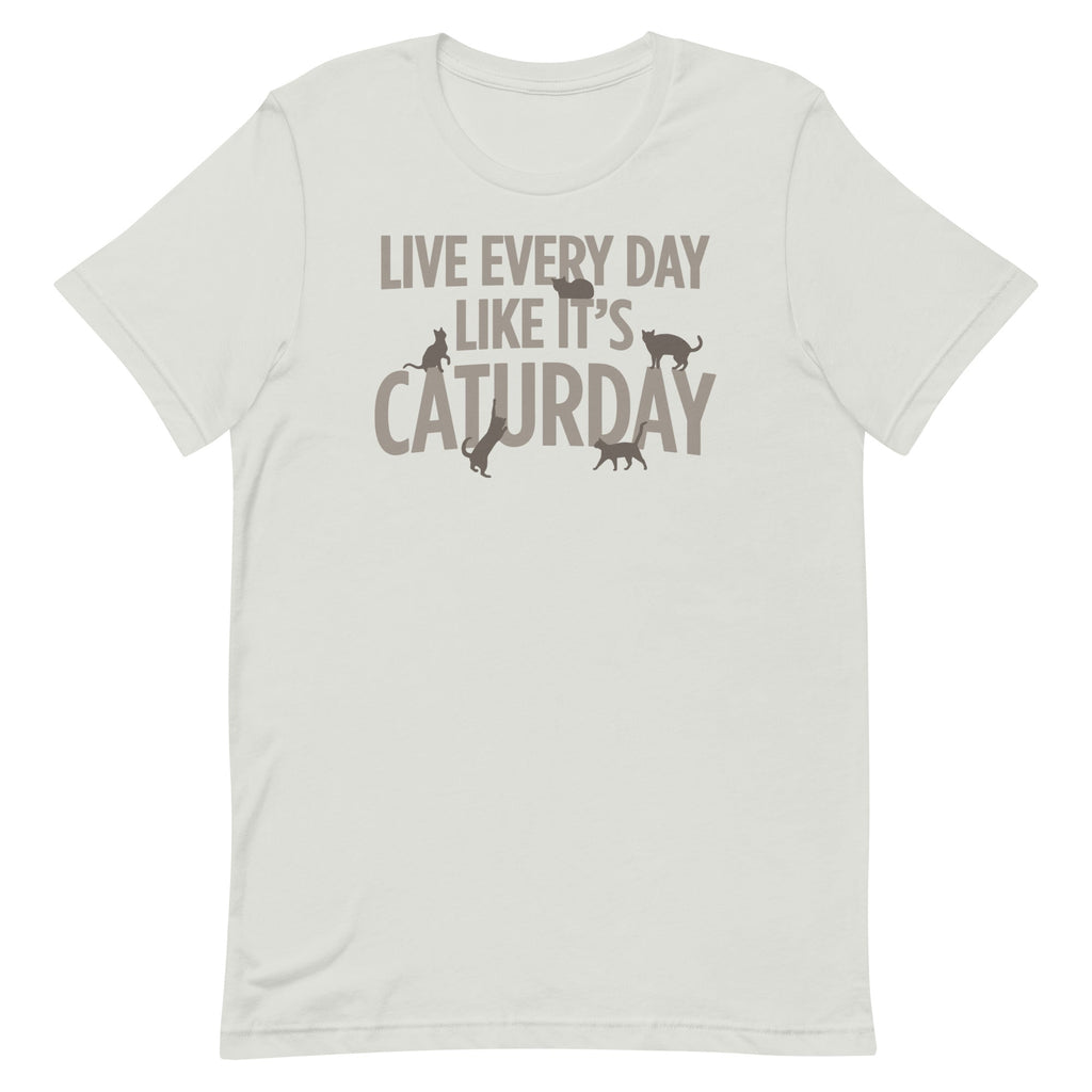 Live Every Day Like It's Caturday Men's Signature Tee