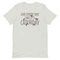 Live Every Day Like It's Caturday Men's Signature Tee