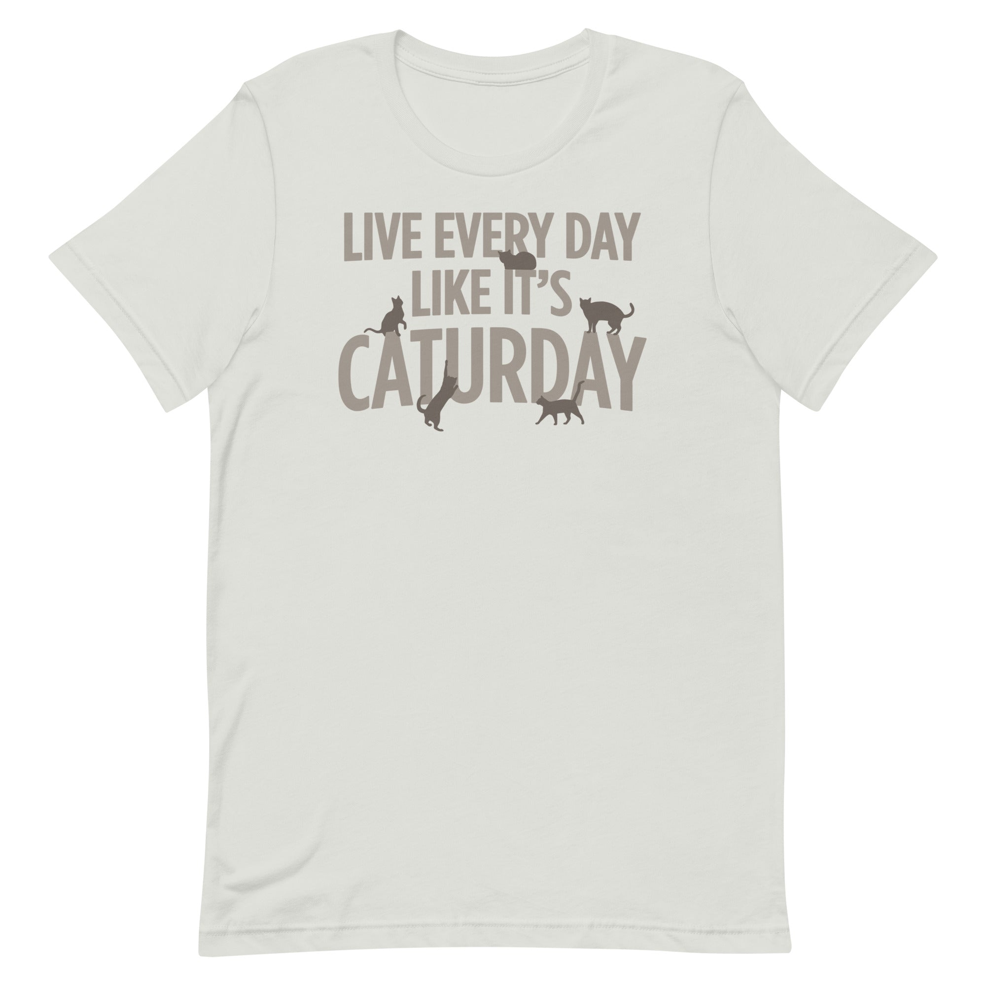 Live Every Day Like It's Caturday Men's Signature Tee