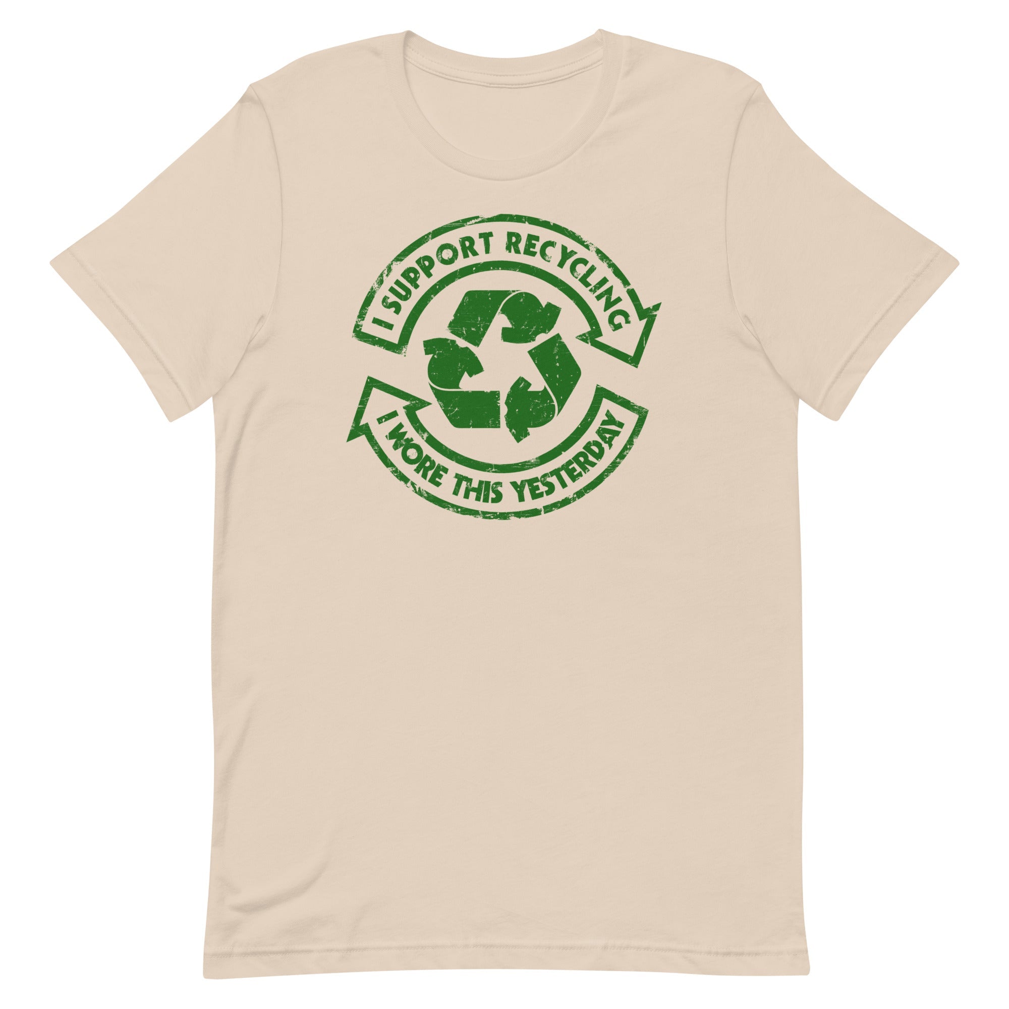 I Support Recycling Men's Signature Tee