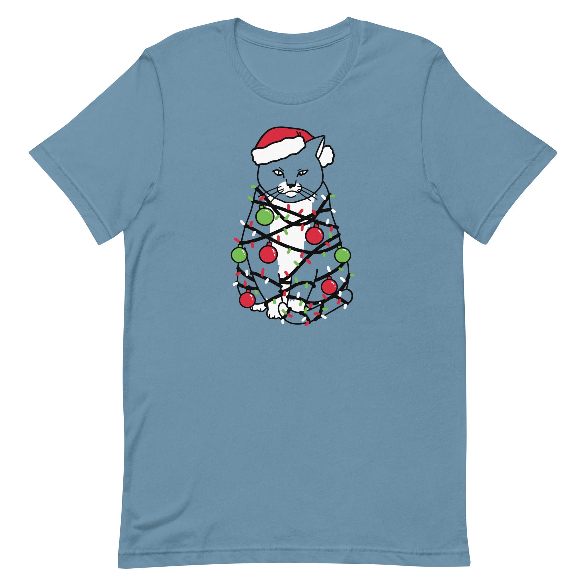 Meowy Christmas Men's Signature Tee