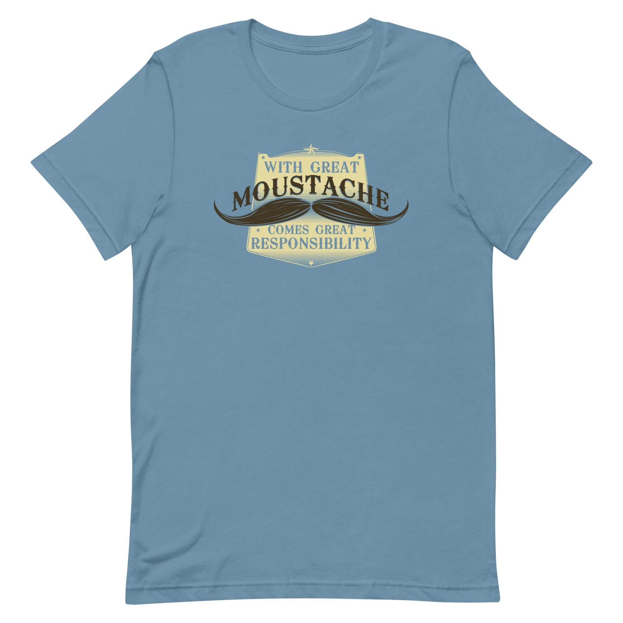 With Great Moustache Men's Signature Tee