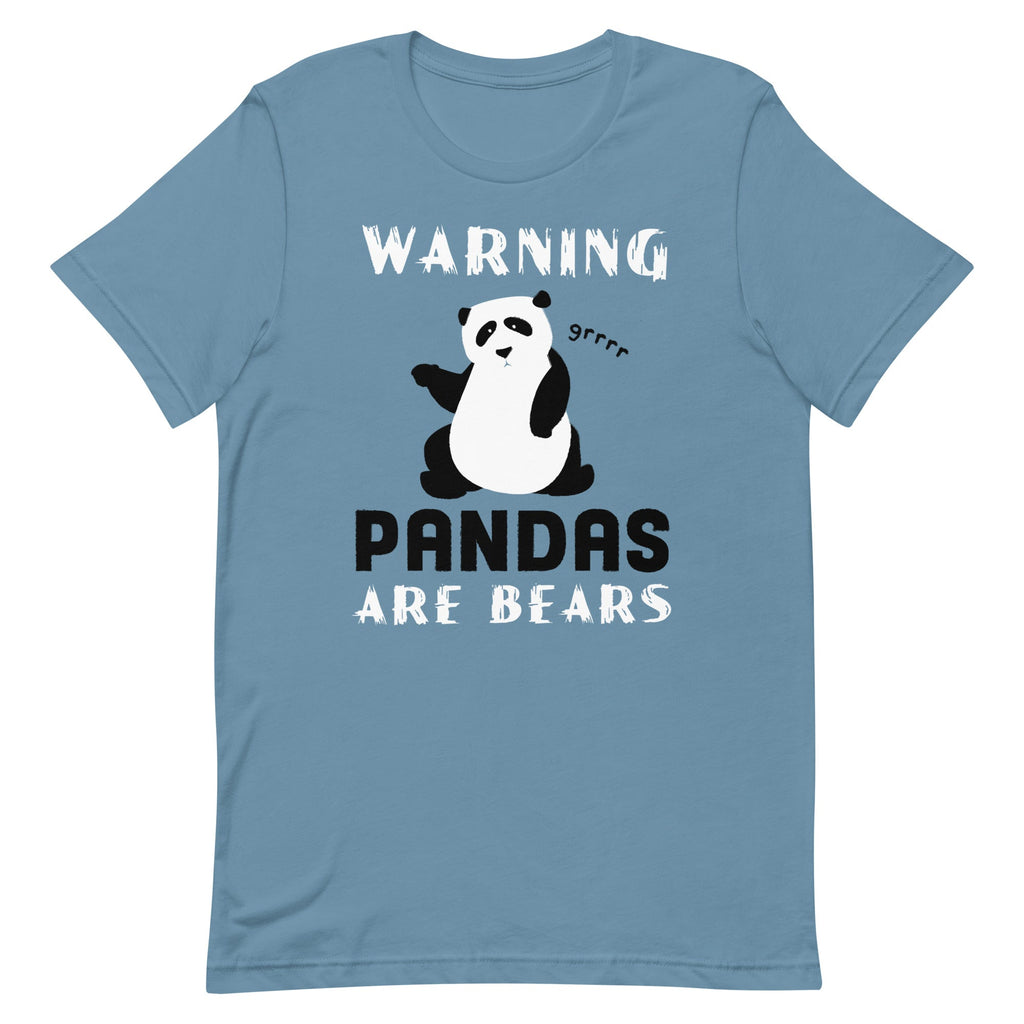 Warning, Pandas Are Bears Men's Signature Tee