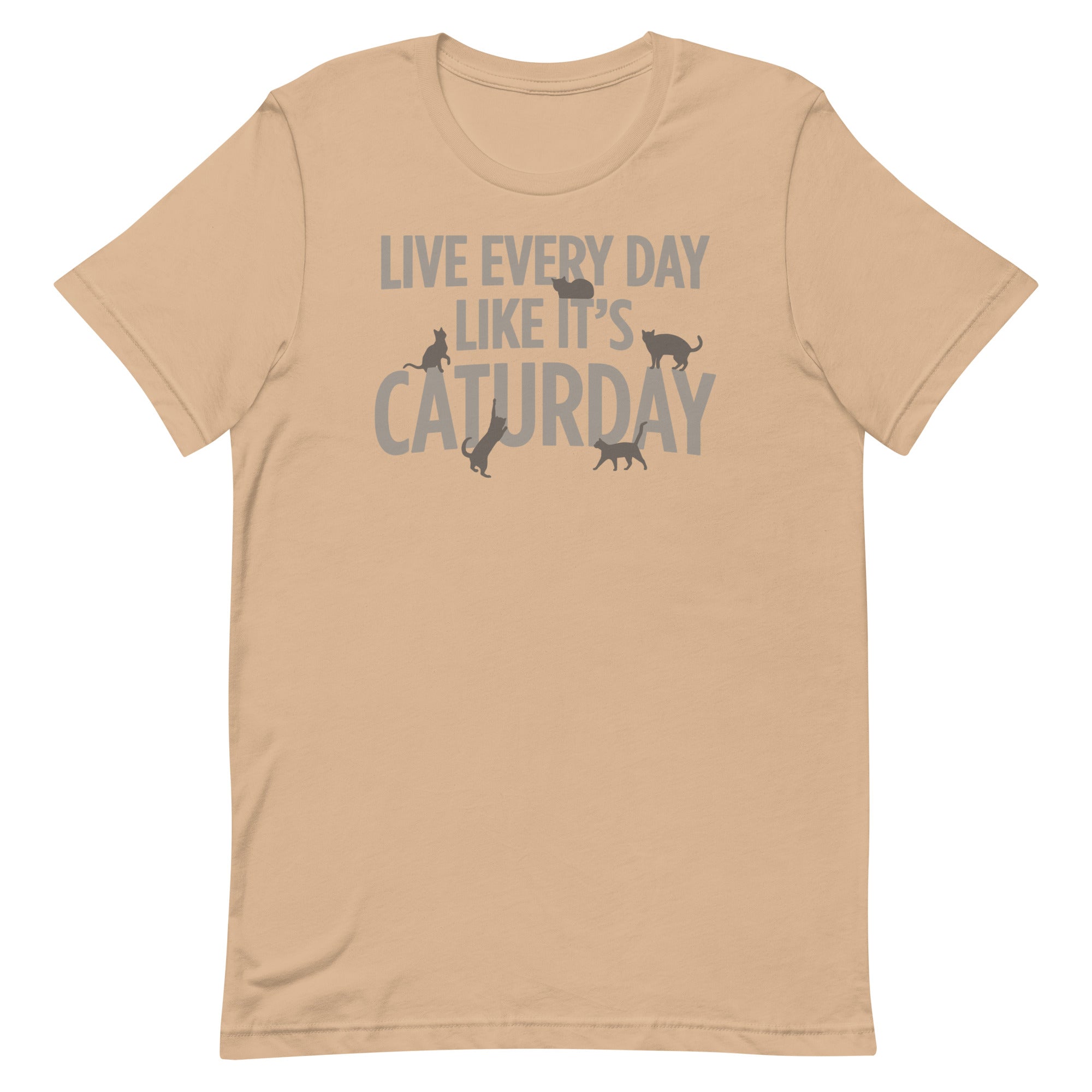 Live Every Day Like It's Caturday Men's Signature Tee