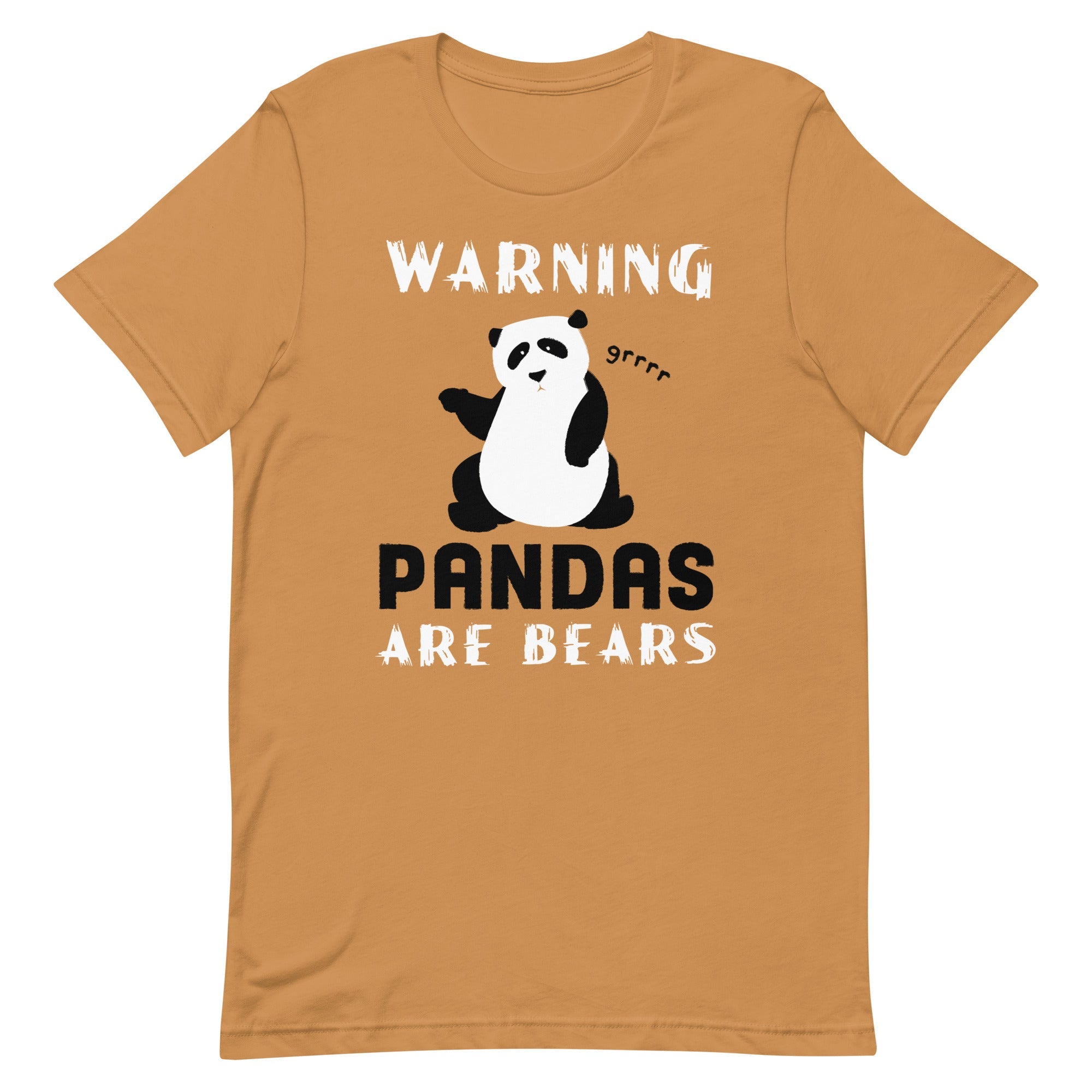 Warning, Pandas Are Bears Men's Signature Tee