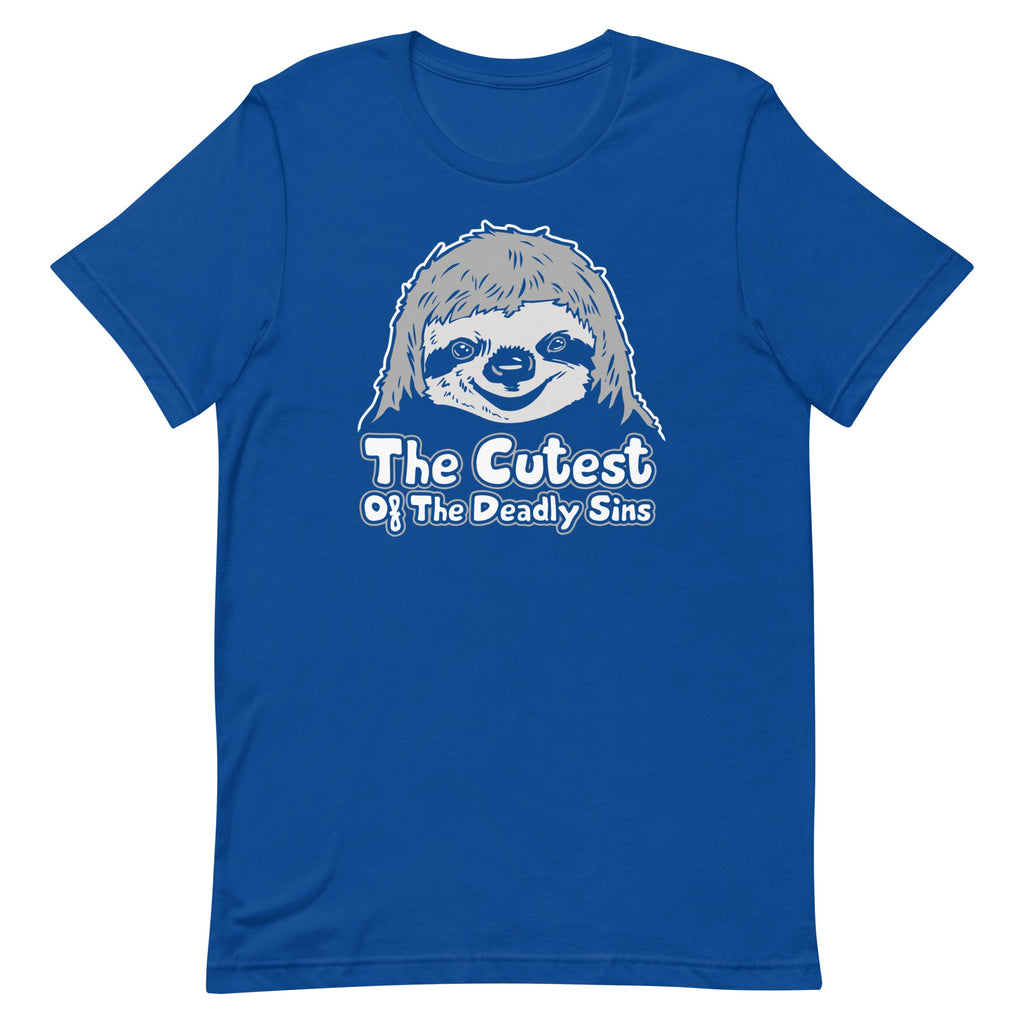 Sloth, The Cutest Of The Deadly Sins Men's Signature Tee