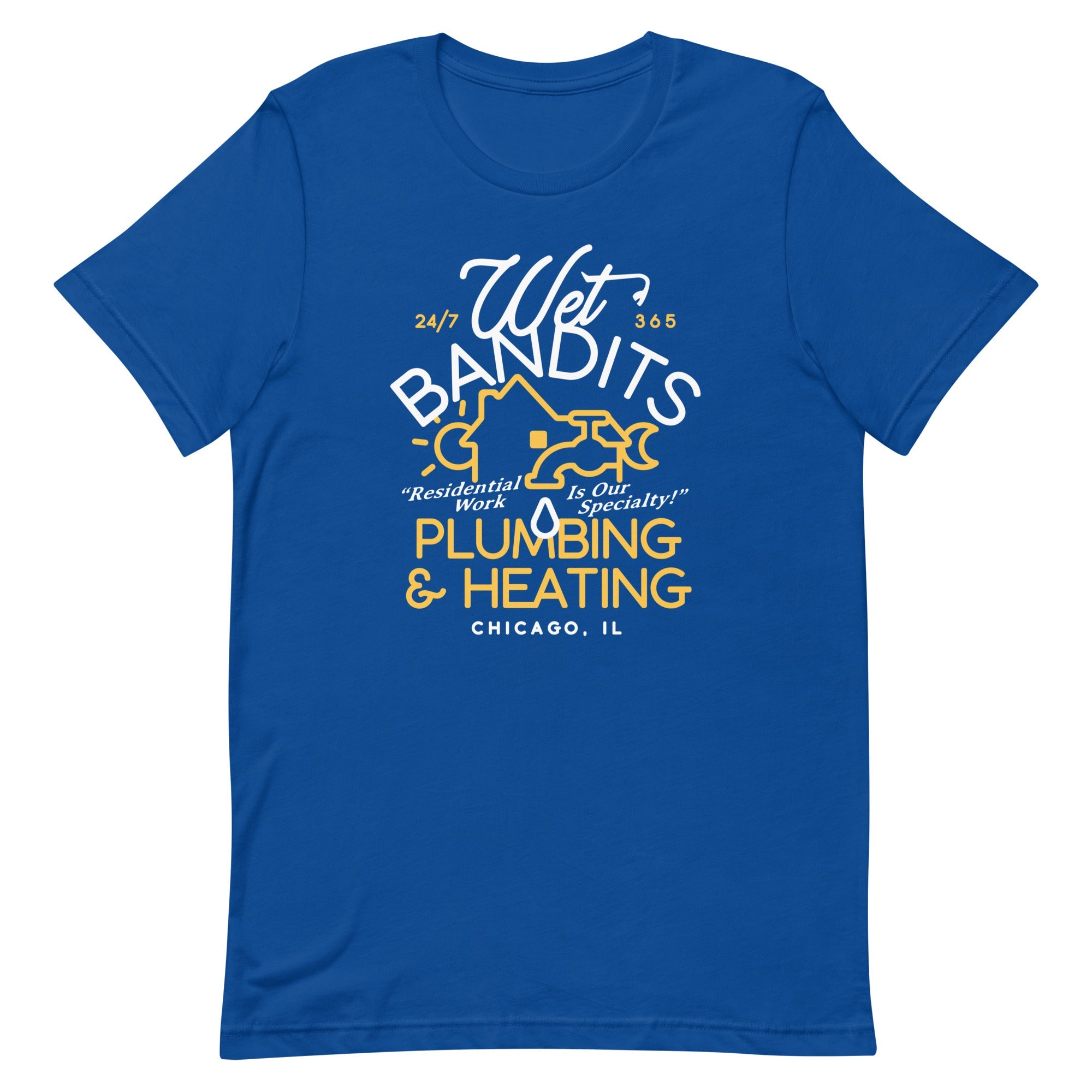 Wet Bandits Plumbing & Heating Men's Signature Tee