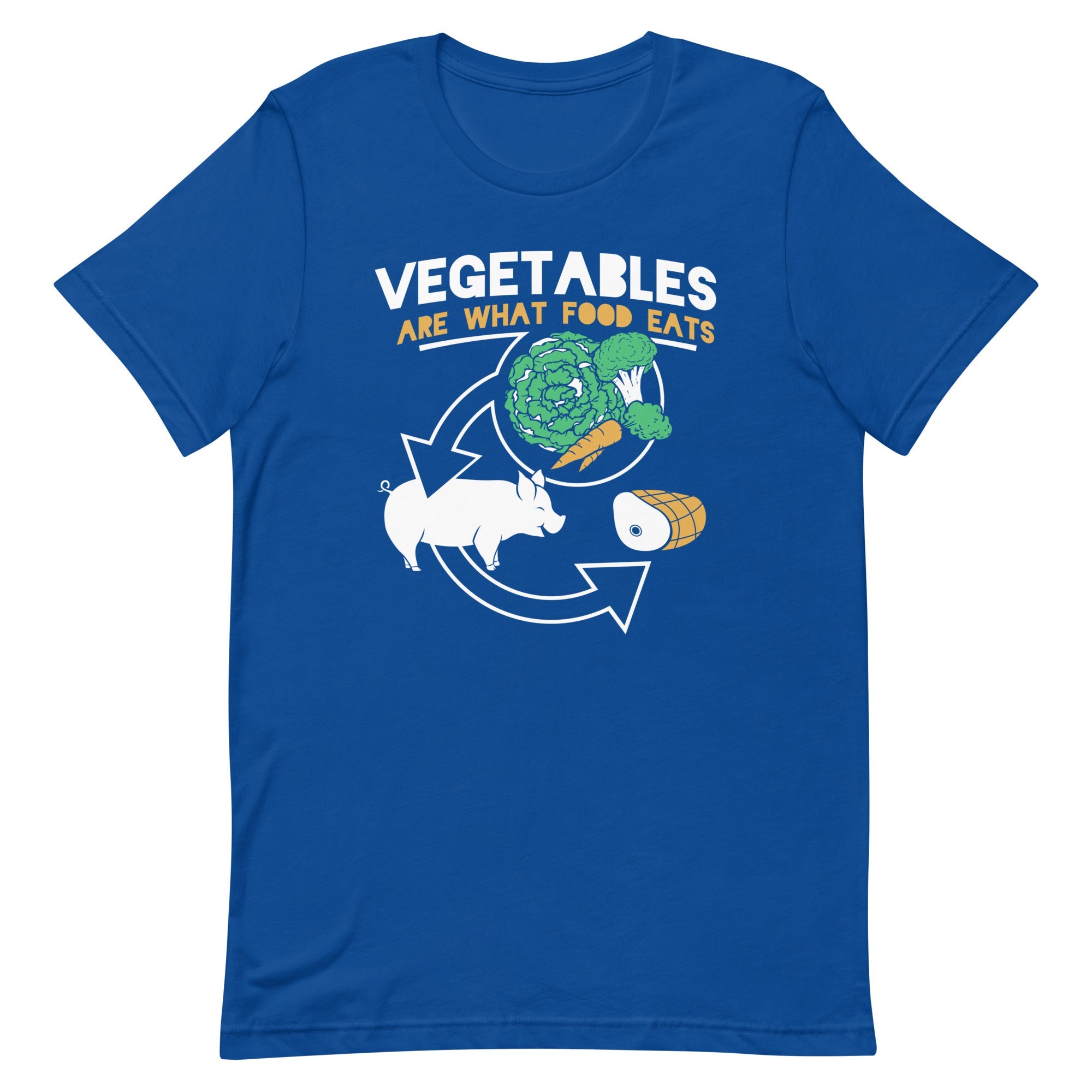 Vegetables Are What Food Eats Men's Signature Tee