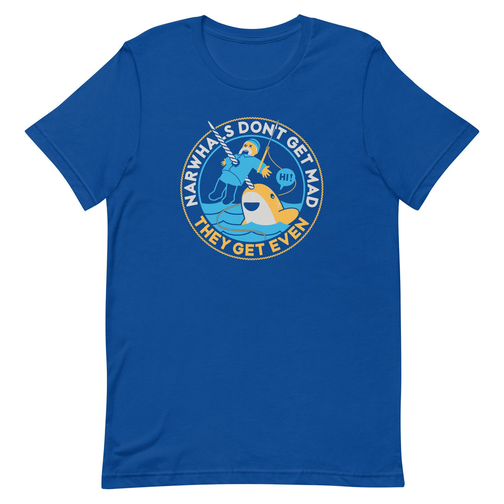 Narwhals Don't Get Mad Men's Signature Tee